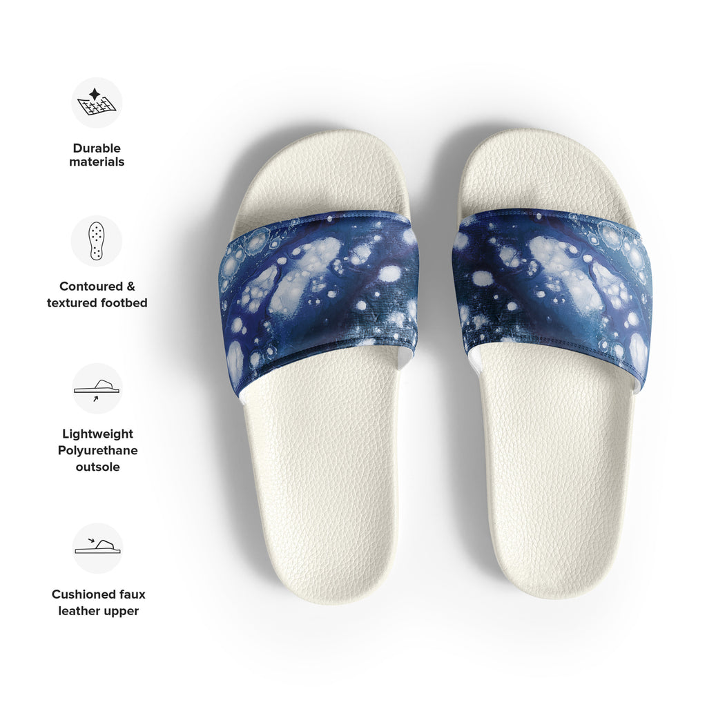 Men's Slides- Galaxy Blue