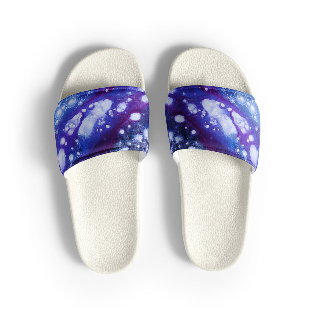 Men's Slides- Galaxy Purple