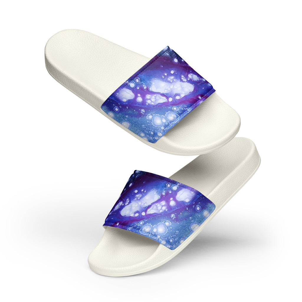 Men's Slides- Galaxy Purple