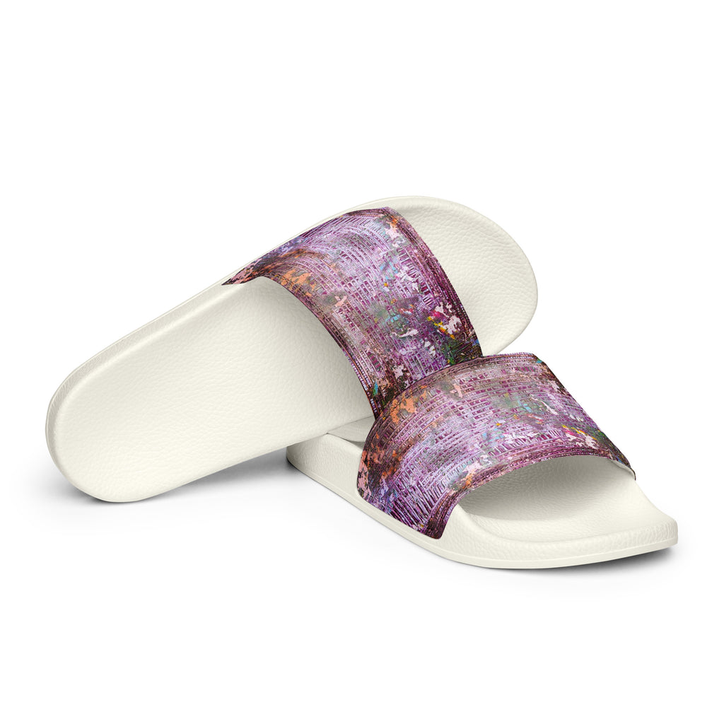 Men's Slides- Weave Berry
