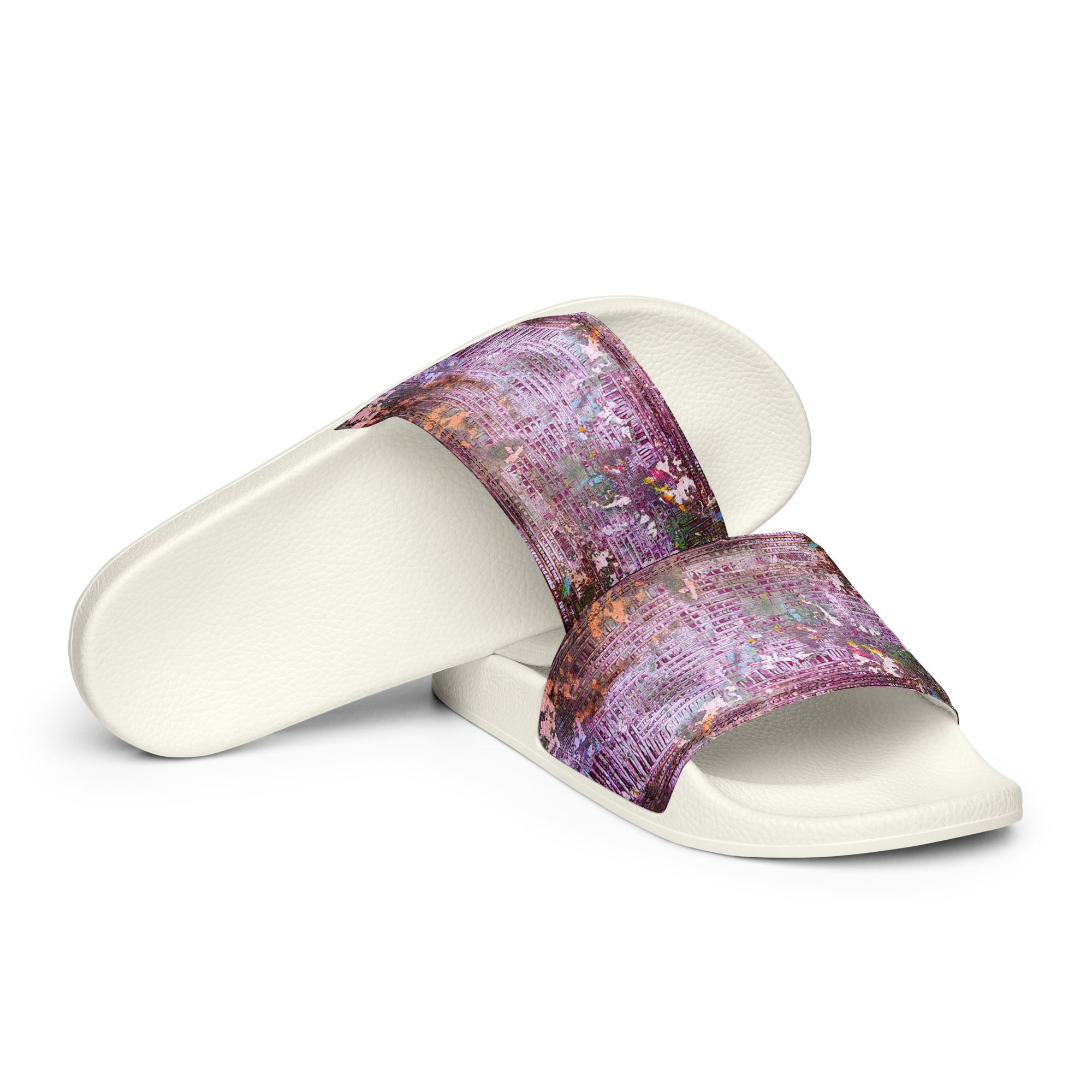 Men's Slides- Weave Berry