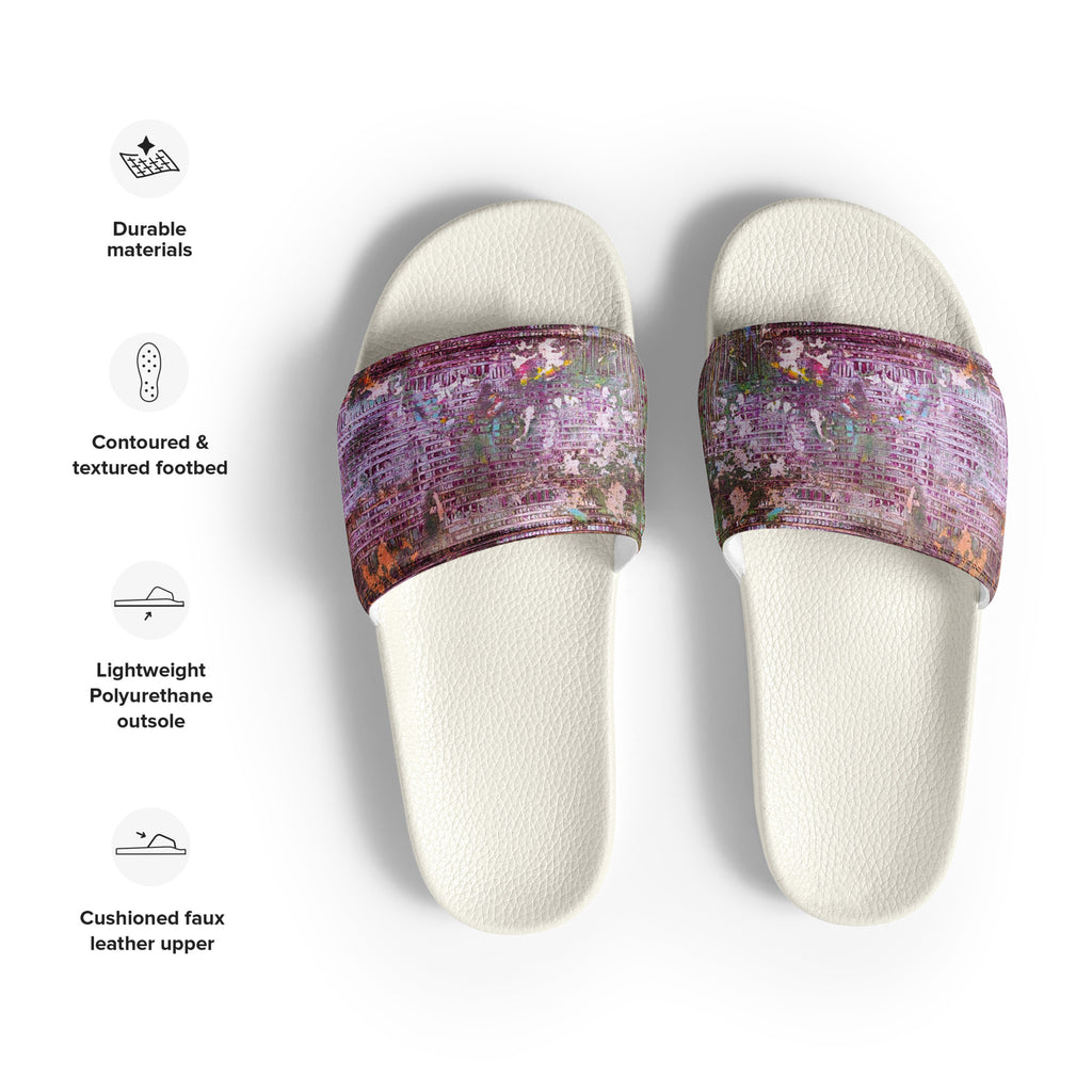 Men's Slides- Weave Berry