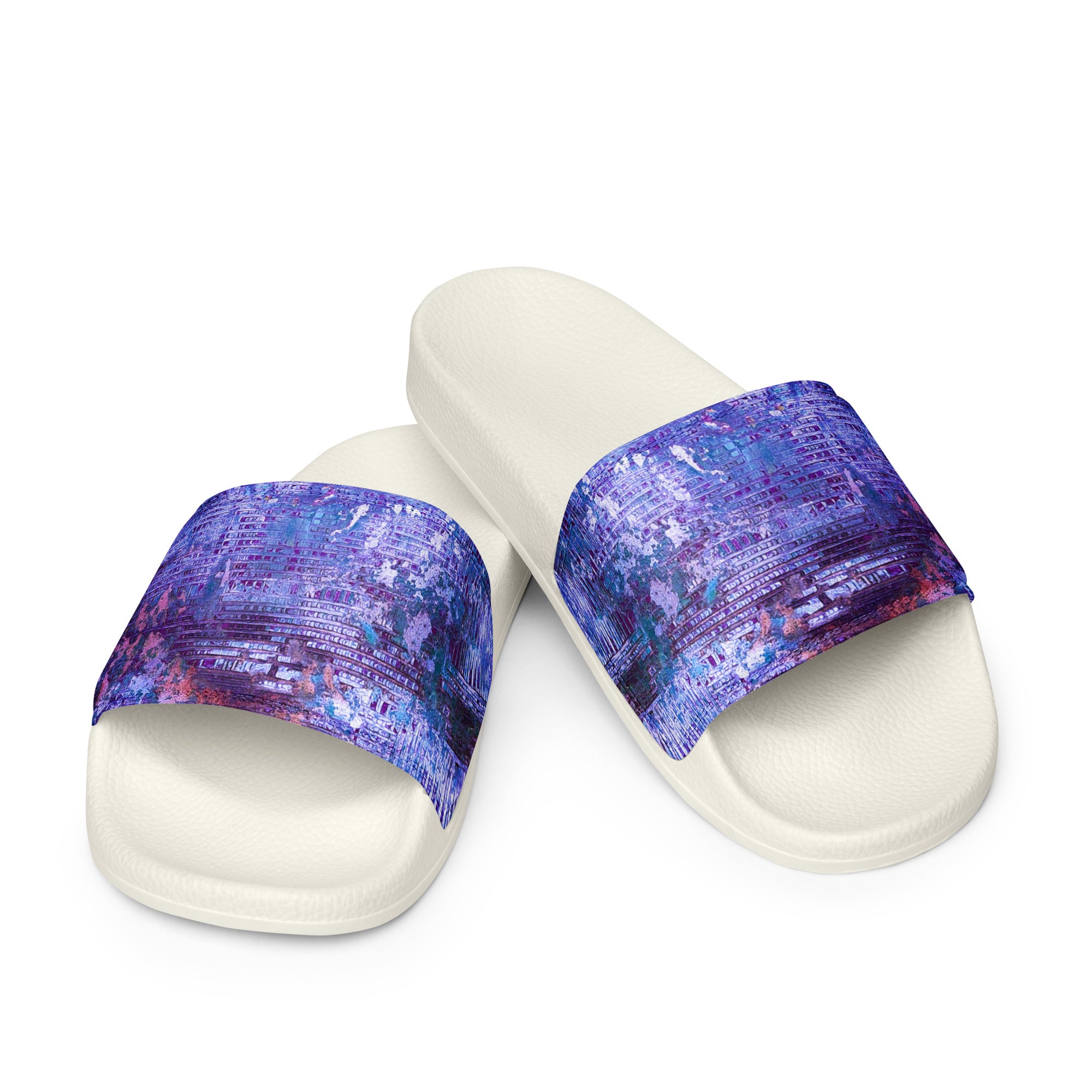 Men's slides- Weave Purple