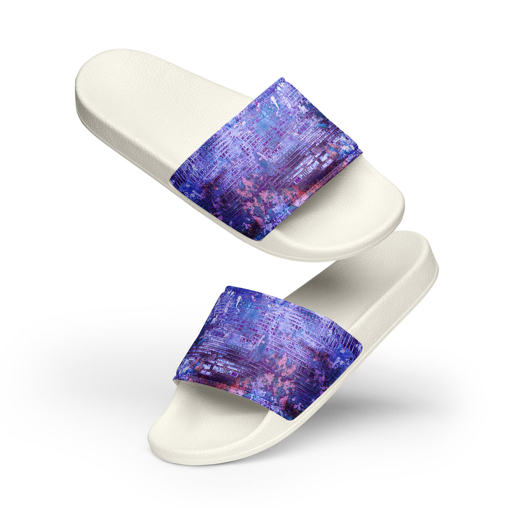 Men's slides- Weave Purple