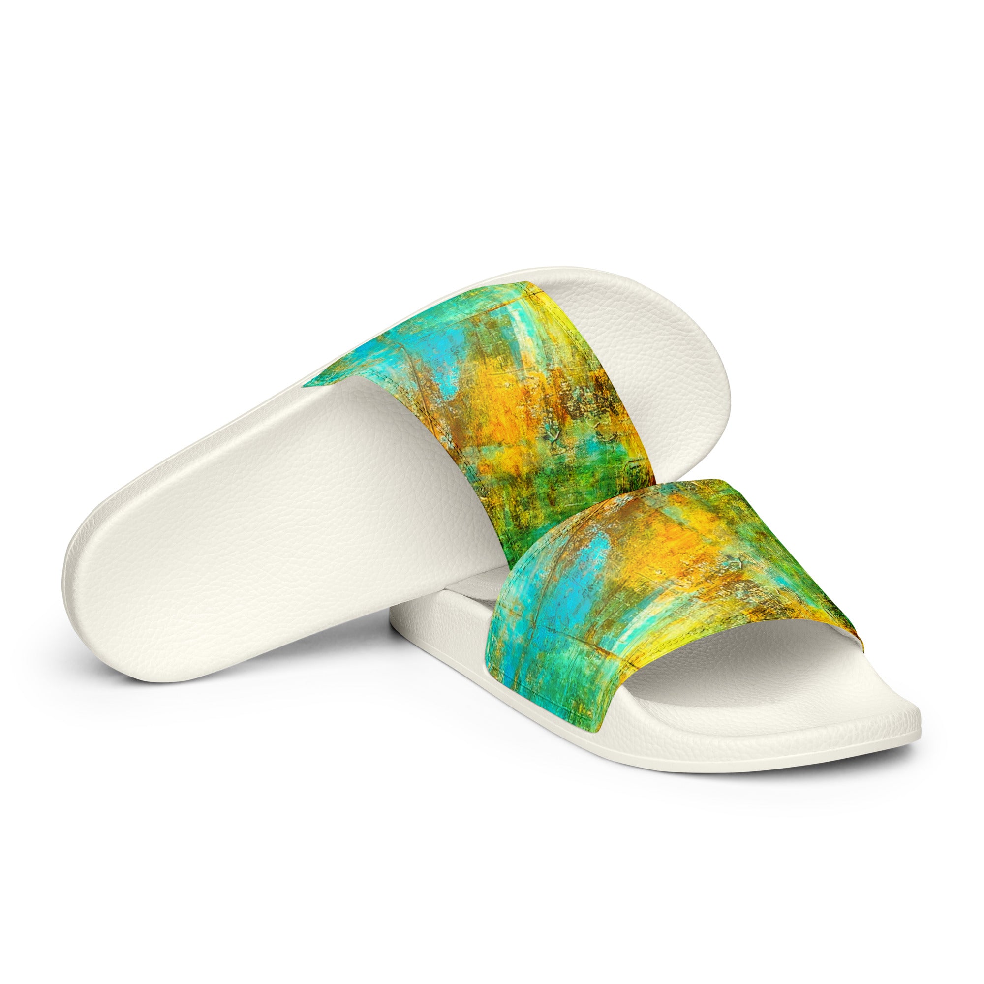 Men's Slides- Bright Earth Flow
