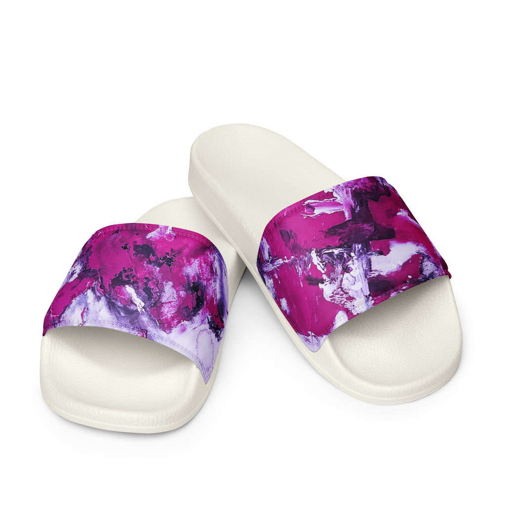 Men's Slides- Mismatch Pink