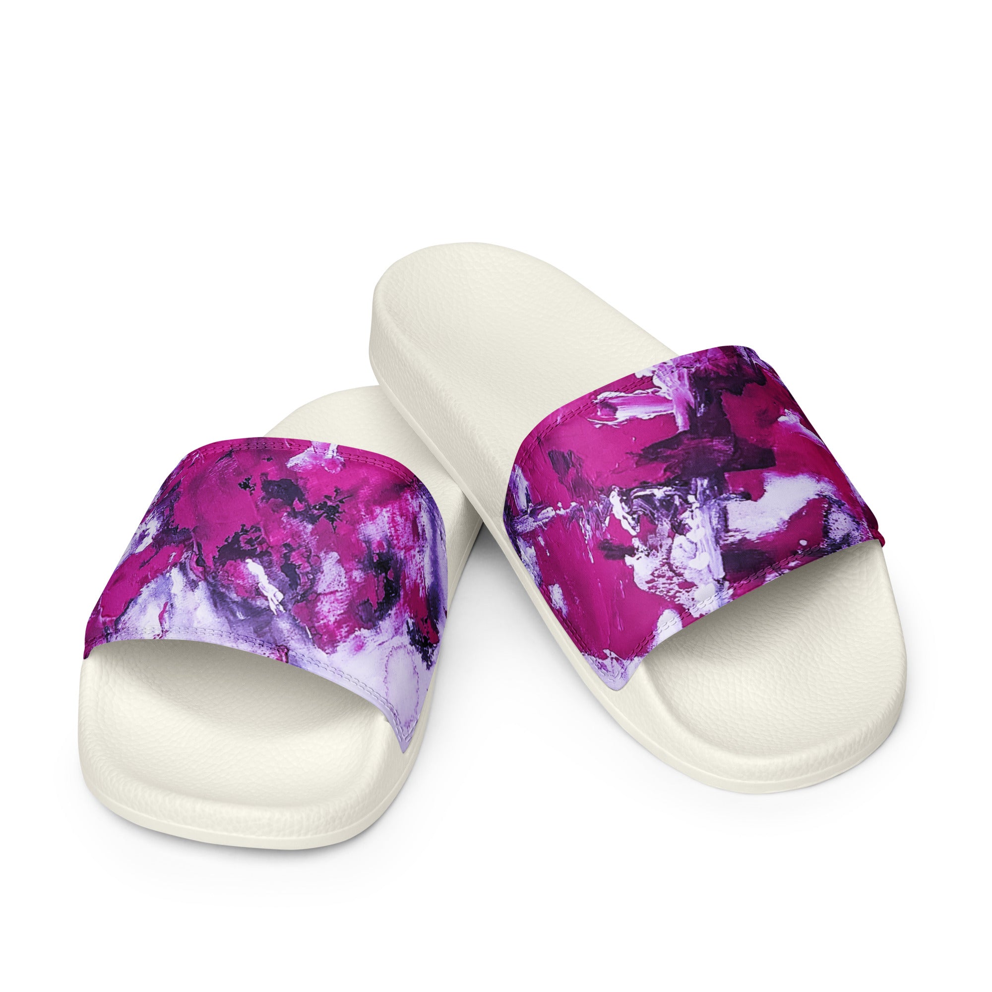 Men's Slides- Mismatch Pink