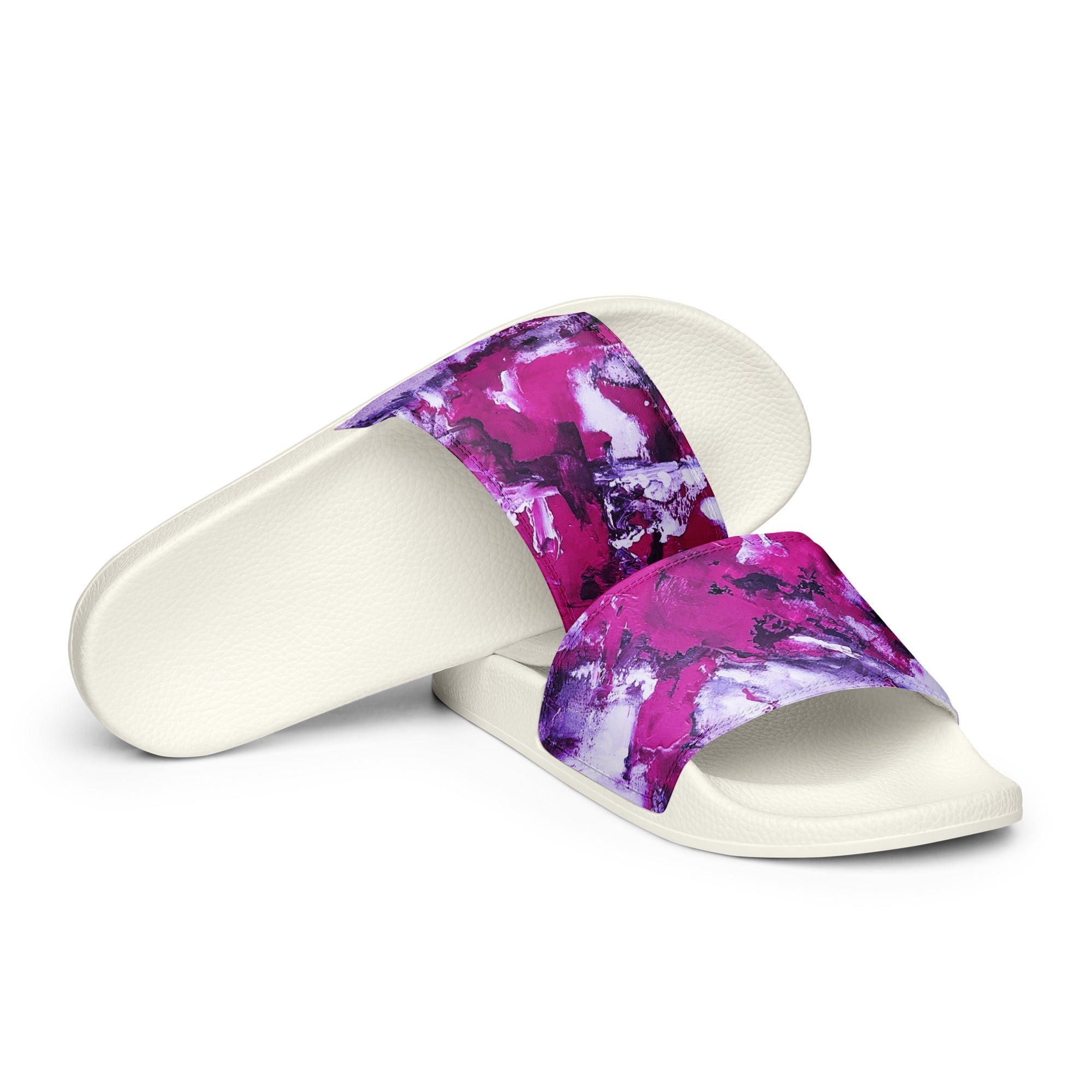 Men's Slides- Mismatch Pink