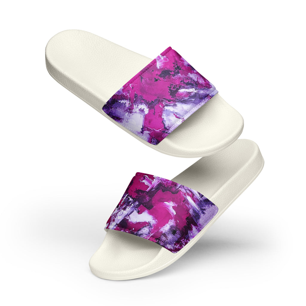 Men's Slides- Mismatch Pink