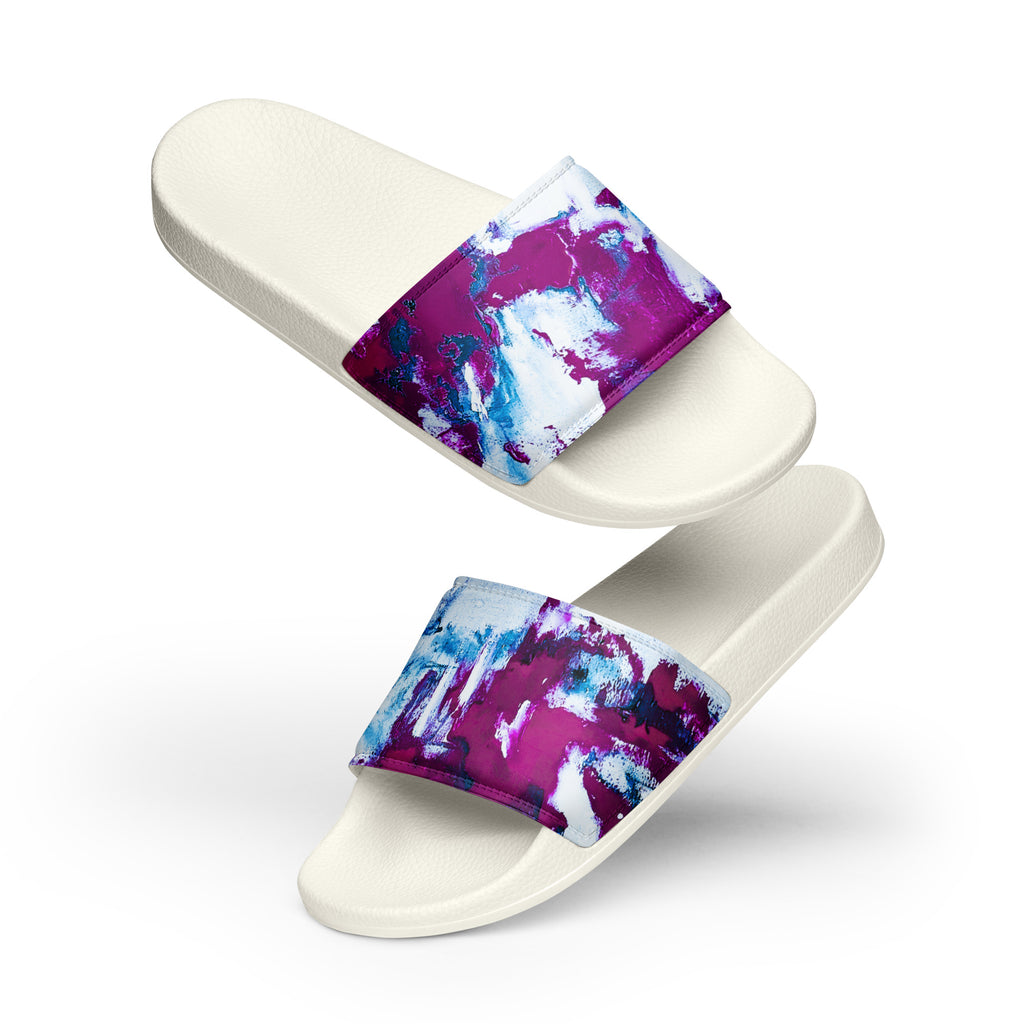 Men's Slides- Mismatch Turquoise