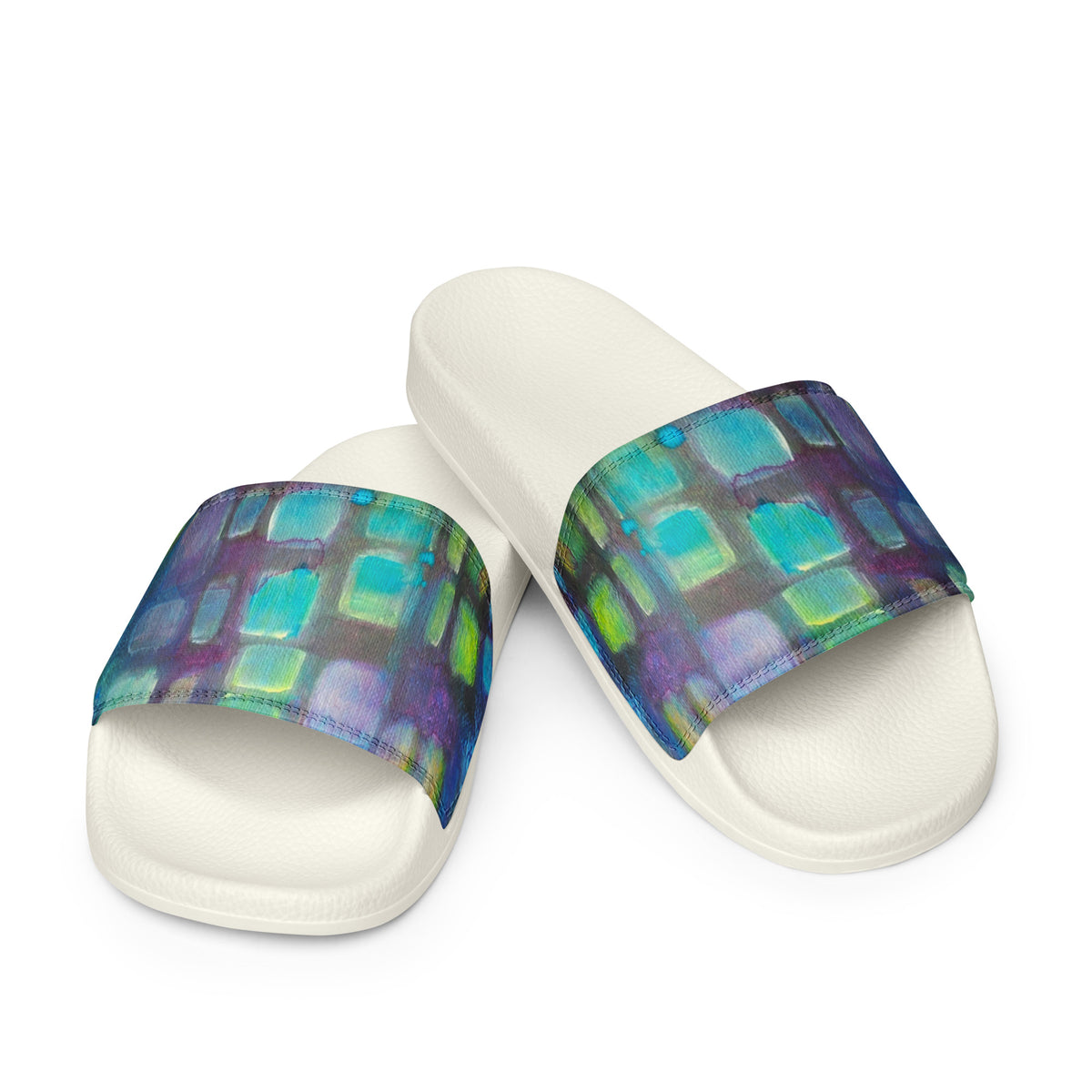 Men's slides- With feeling Purple