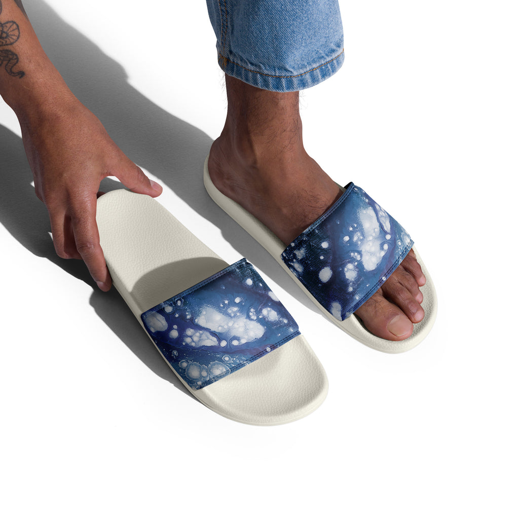 Men's Slides- Galaxy Blue