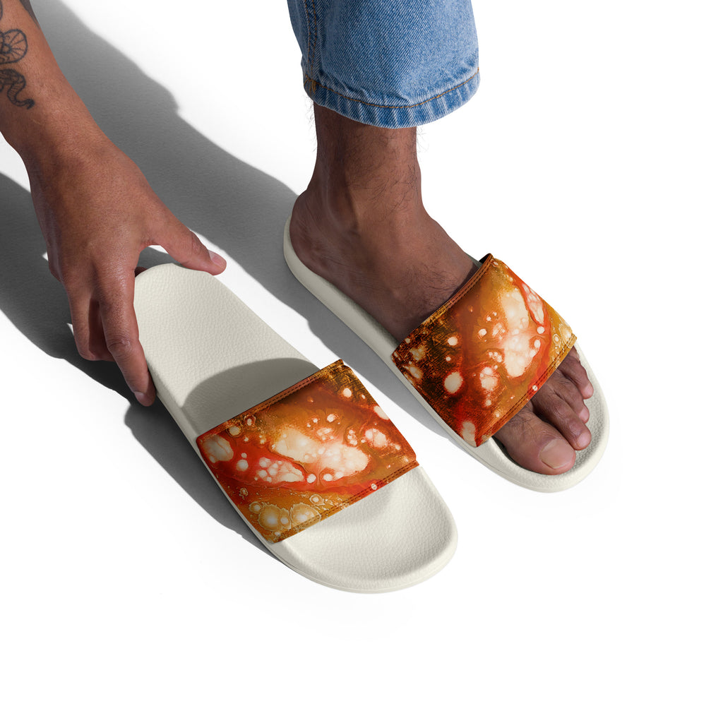 Men's Slides- Galaxy Golden