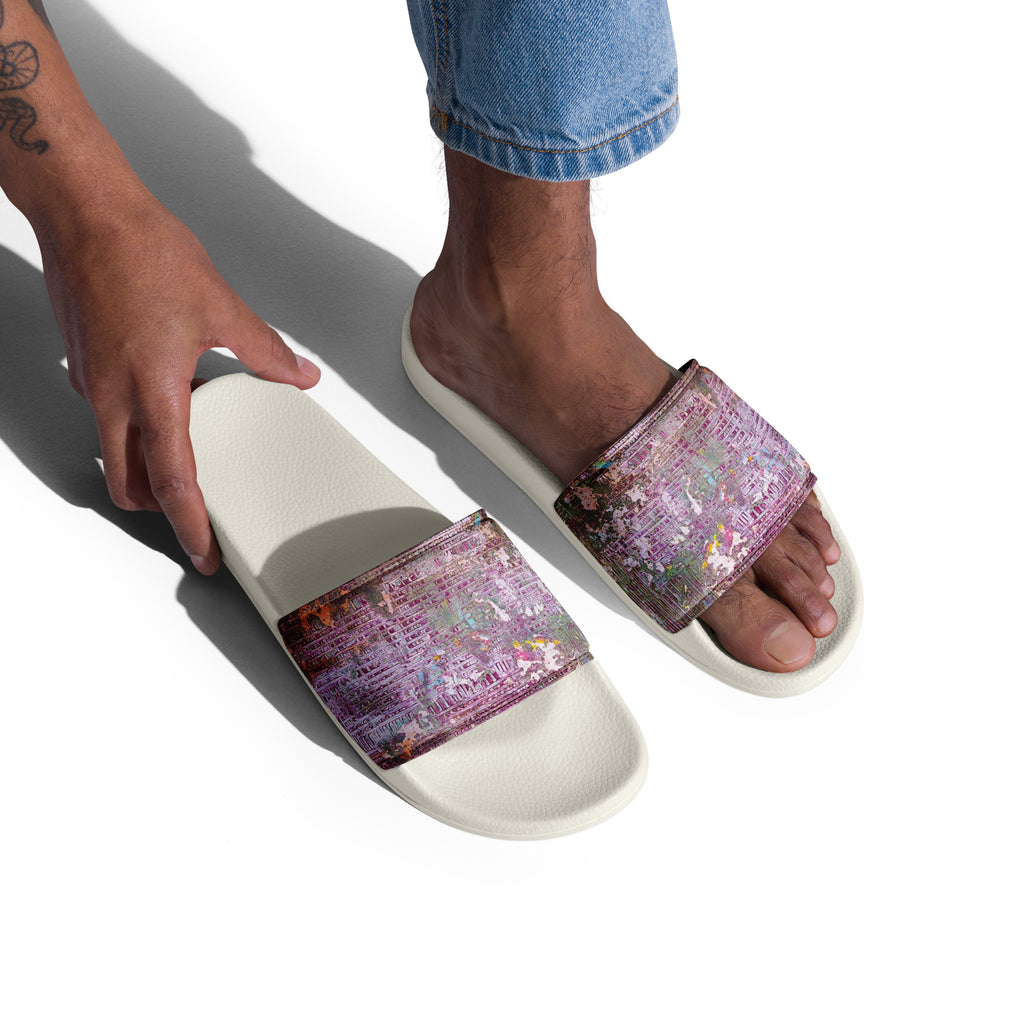 Men's Slides- Weave Berry