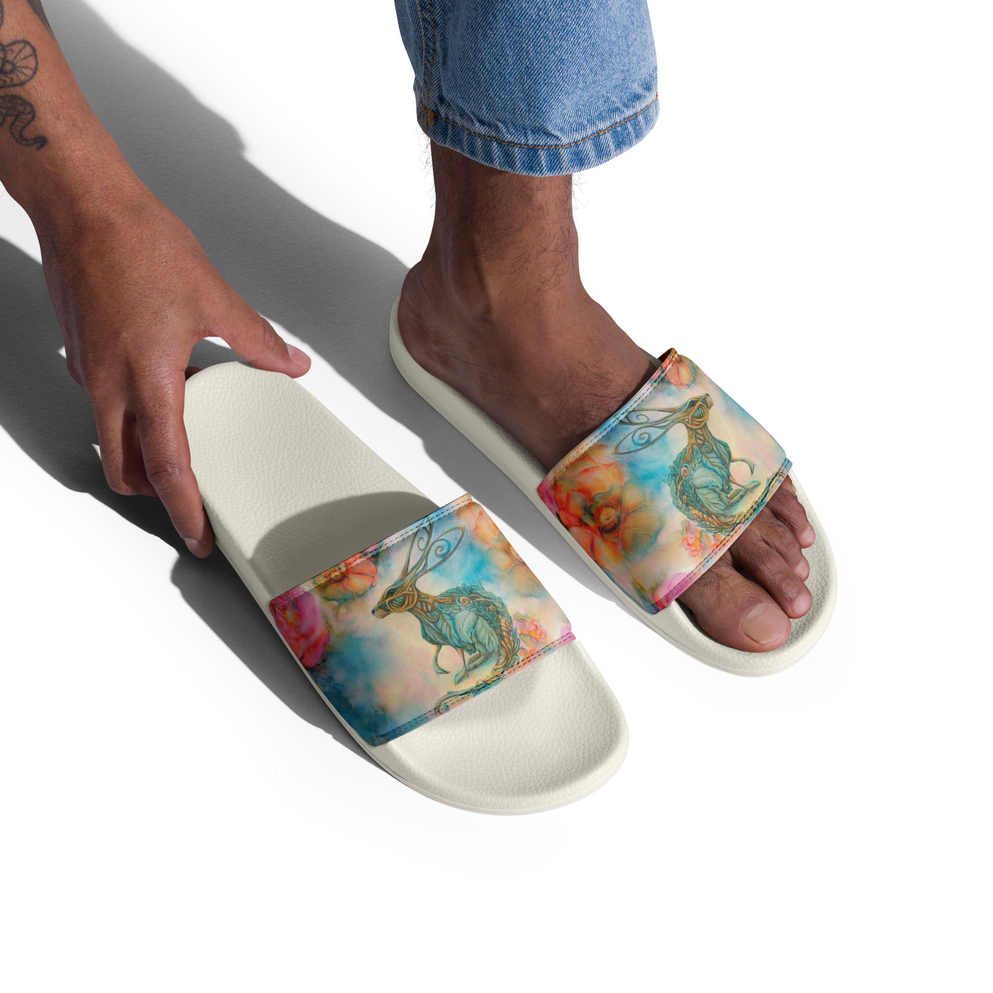 Men's slides- Hare Plant
