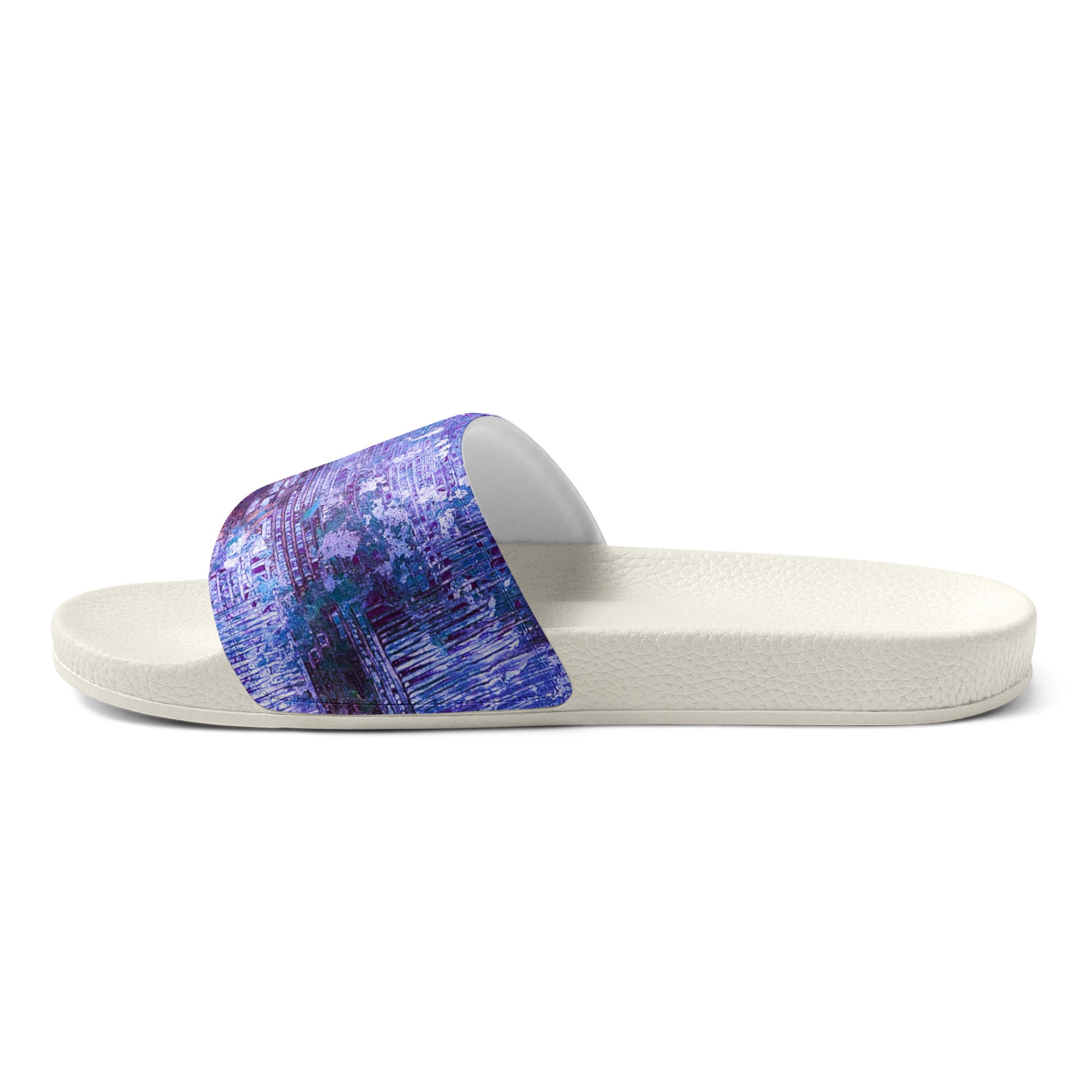 Men's slides- Weave Purple
