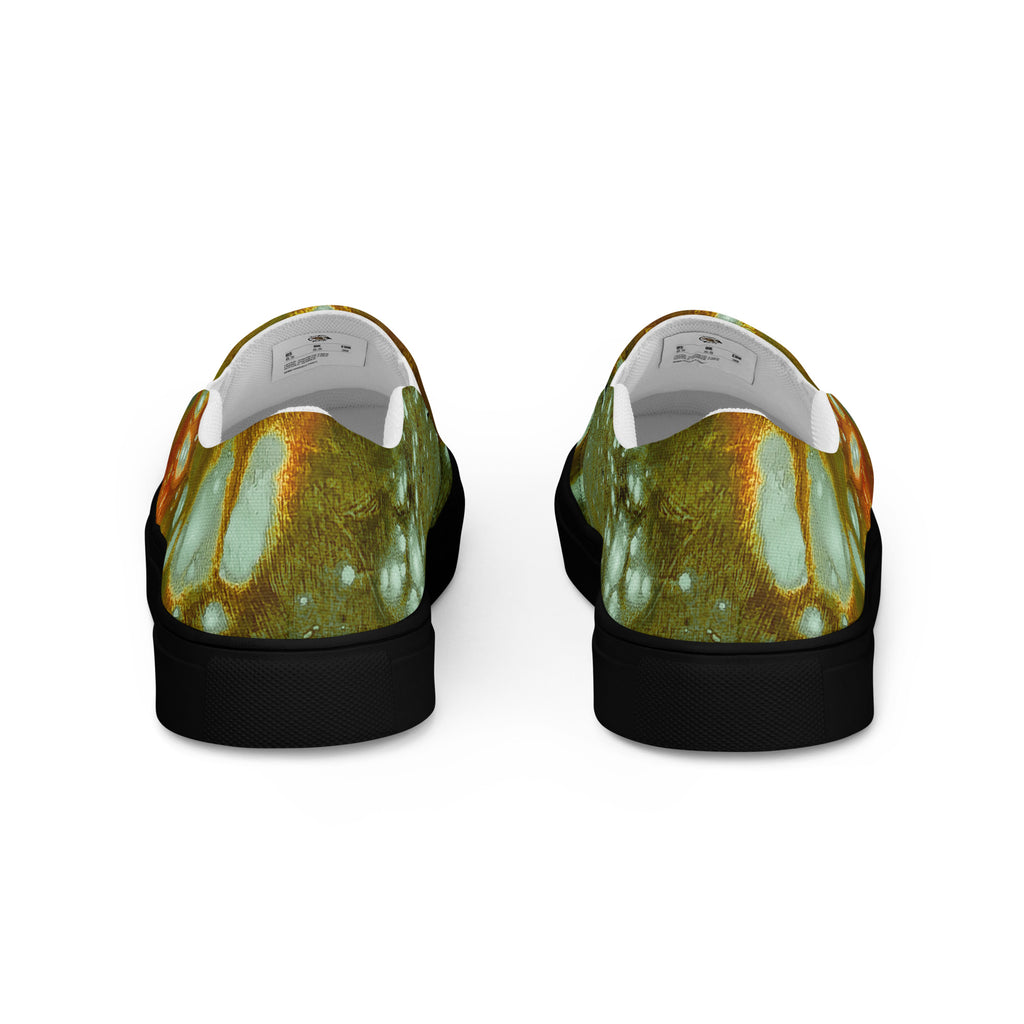 Men's Slip On- Galaxy Green a.k.a. Surface of Mercury
