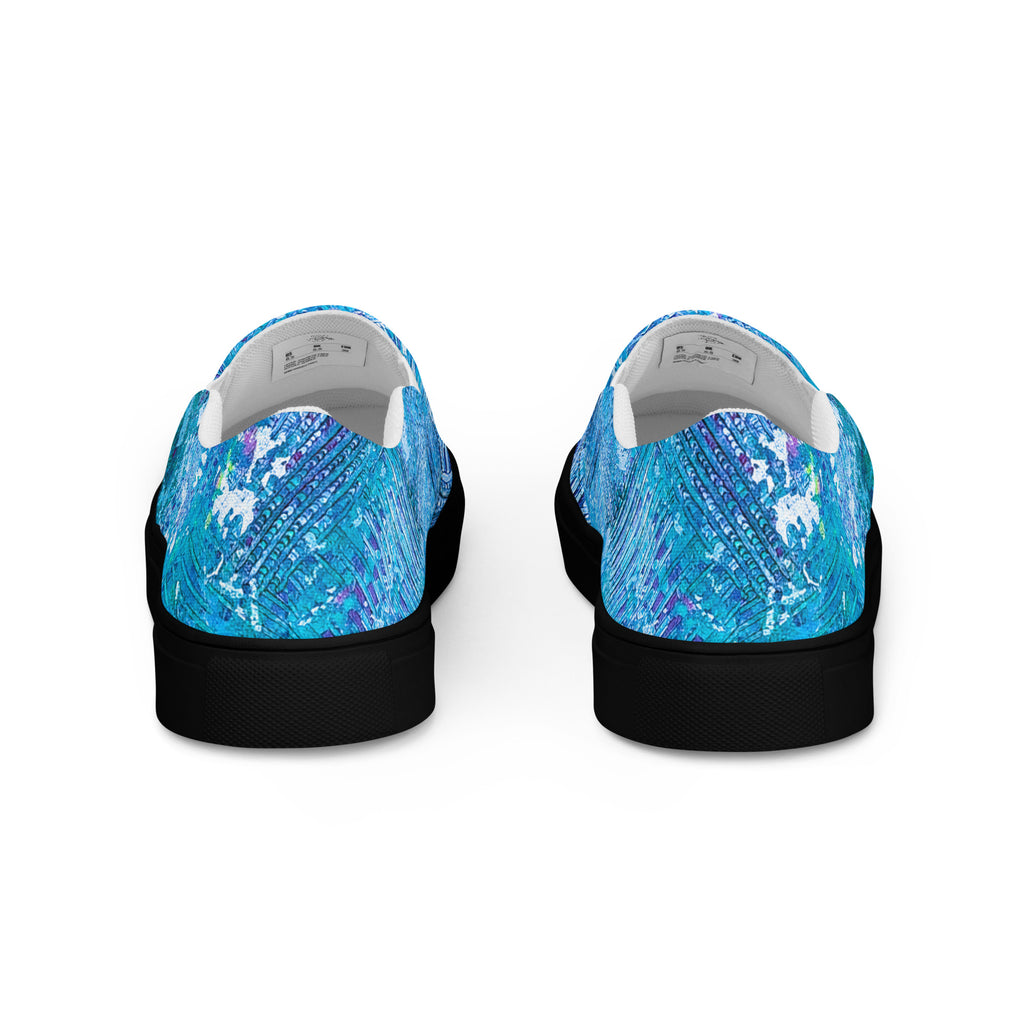 Men's slip on- Weave Blue