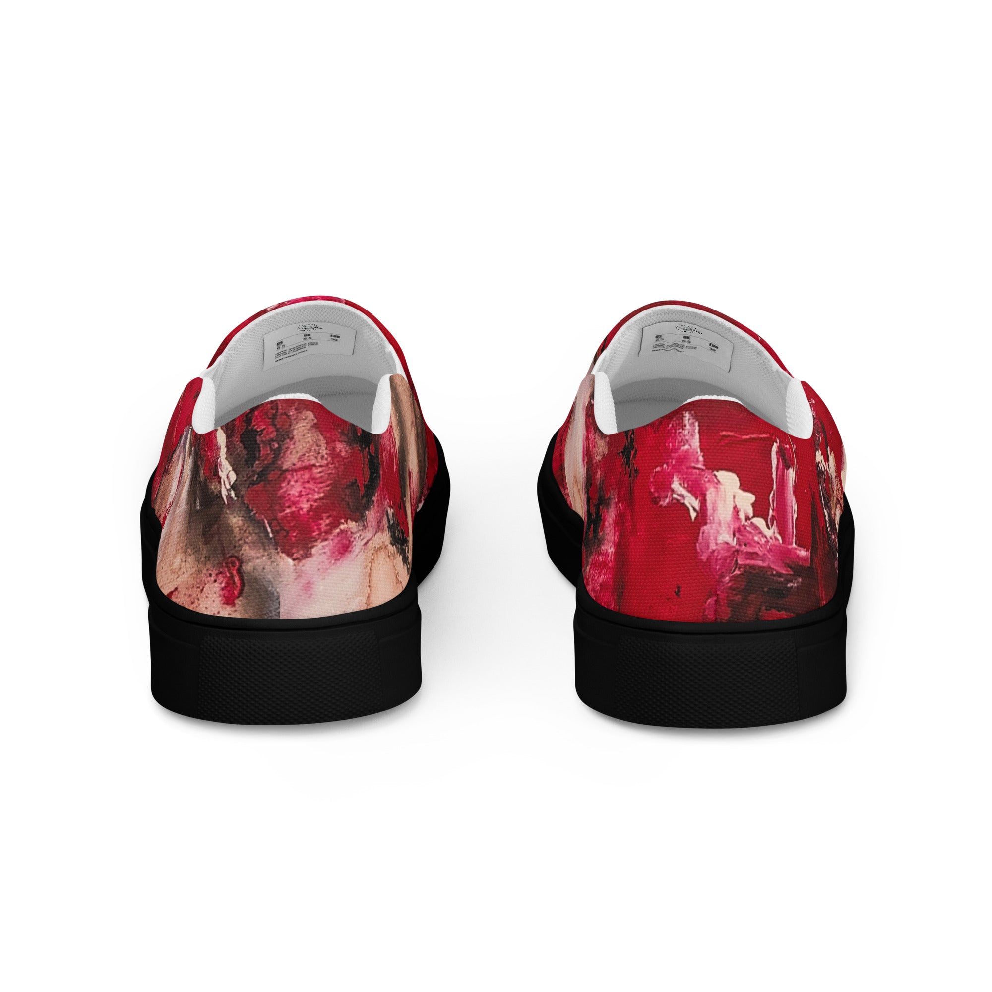 Men's Slip On- Mismatch Red