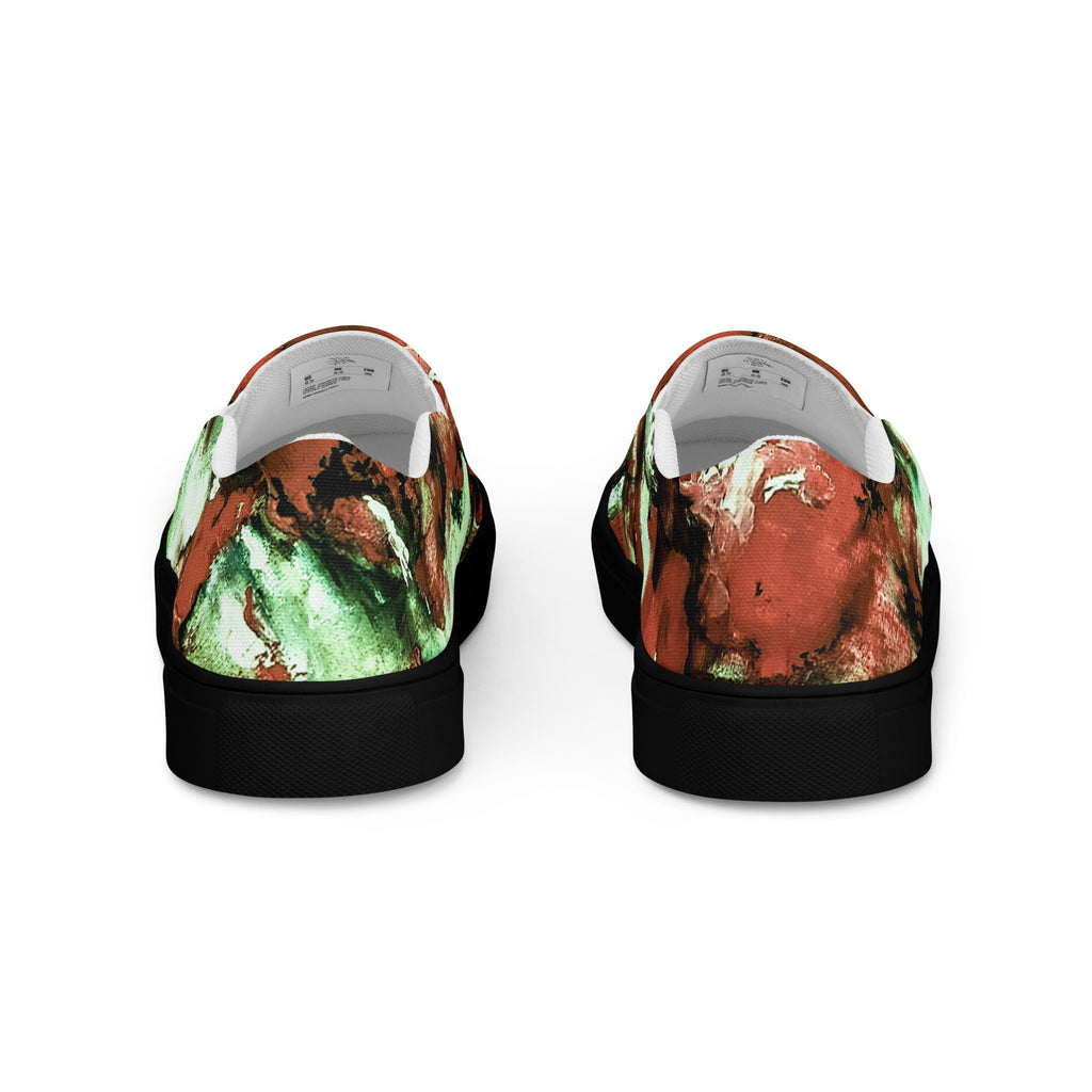 Men's Slip On- Mismatch Green