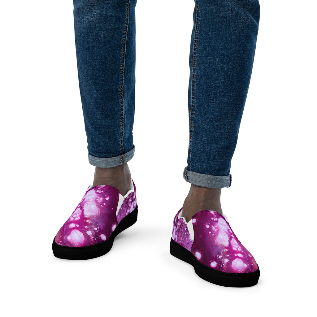 Men's Slip On- Galaxy Fuchsia