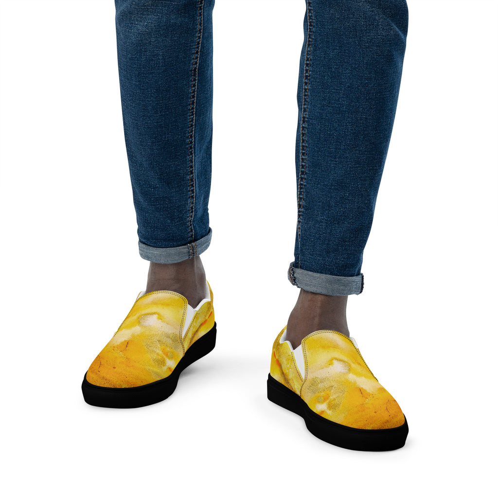 Men's Slip On- Ink Fire