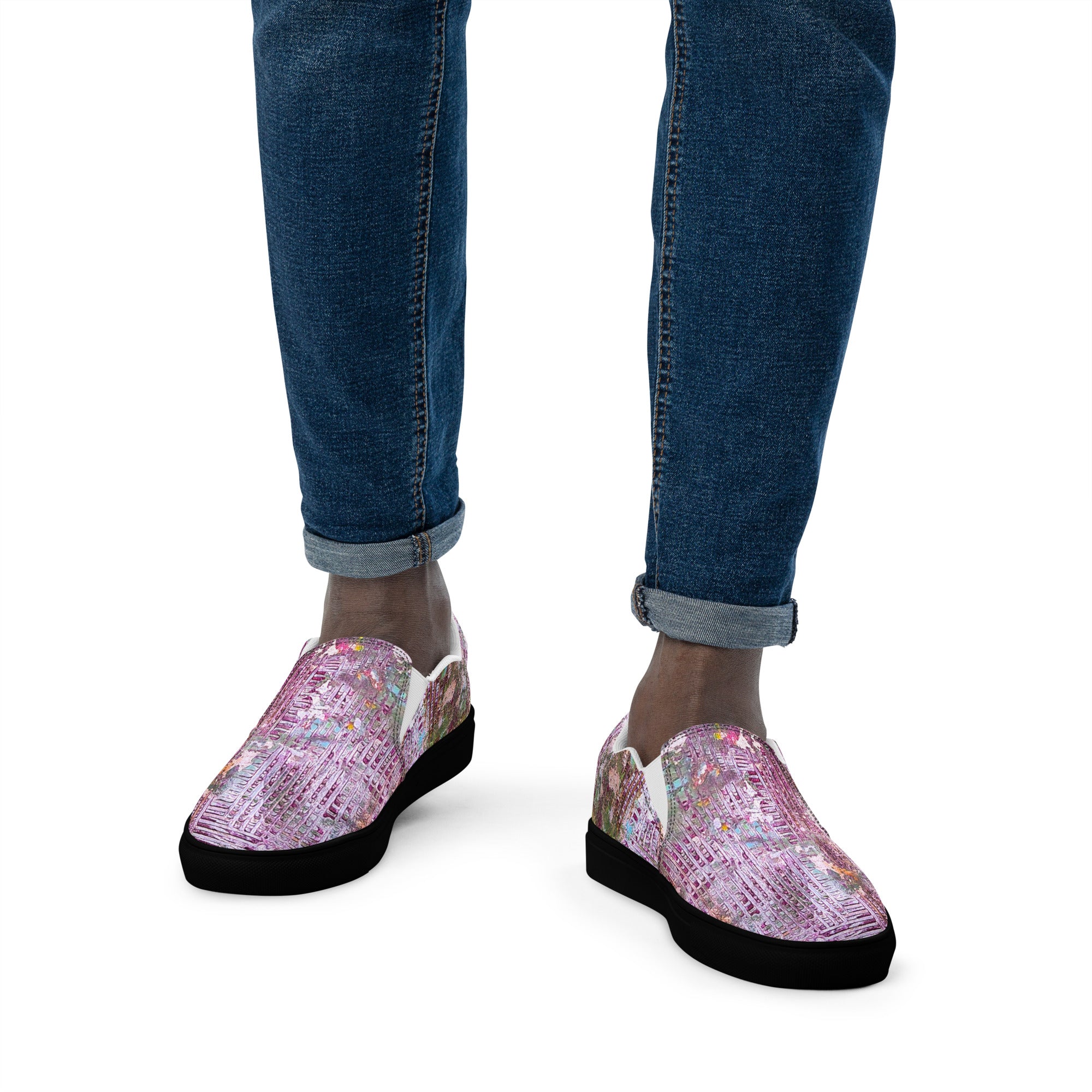Men's slip on- Weave Berry
