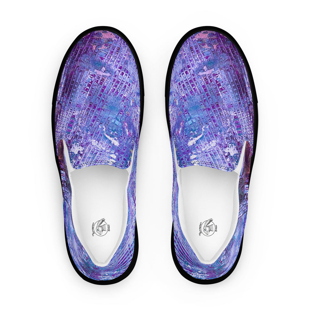 Men's slip on- Weave Purple