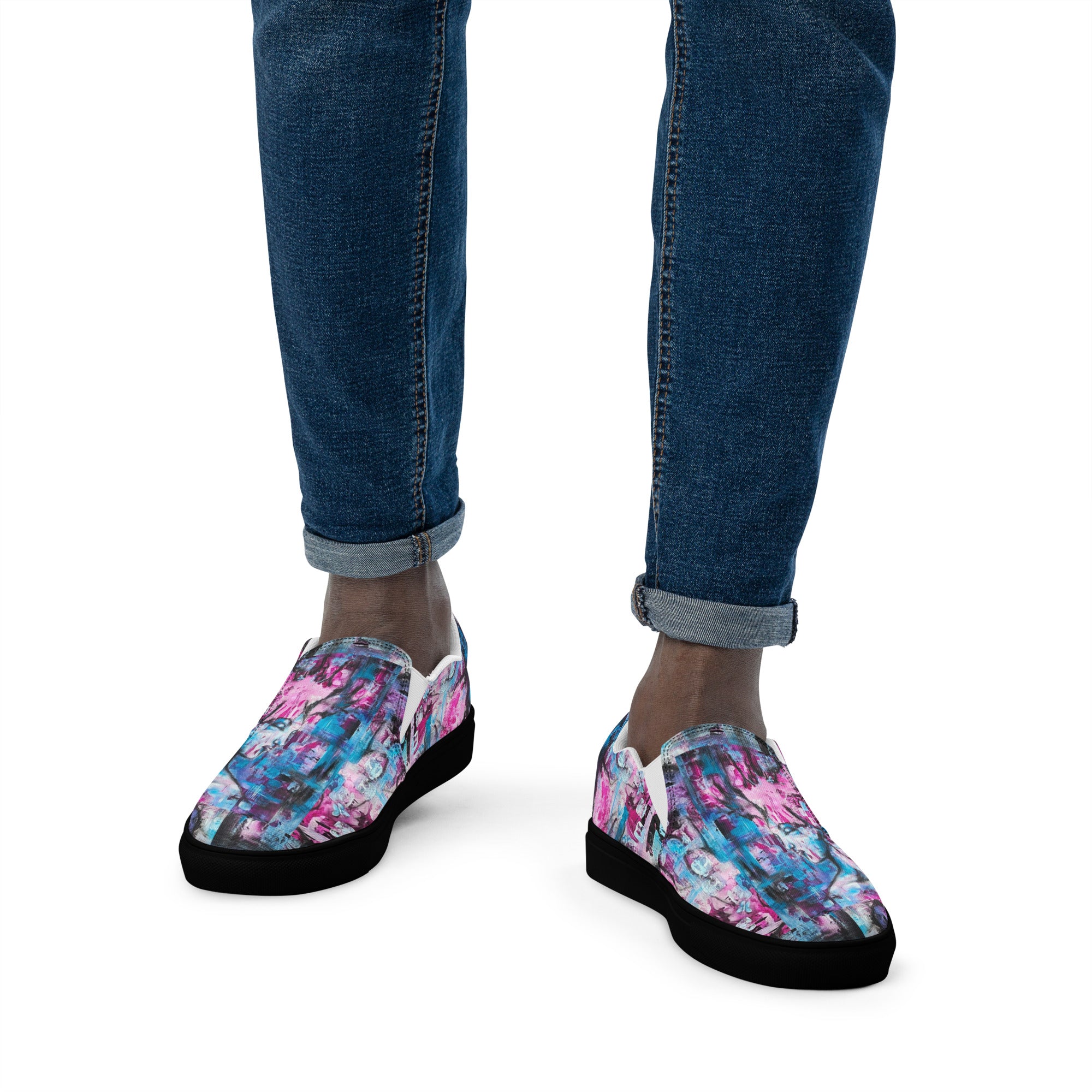 Men's slip on- Pink Lady