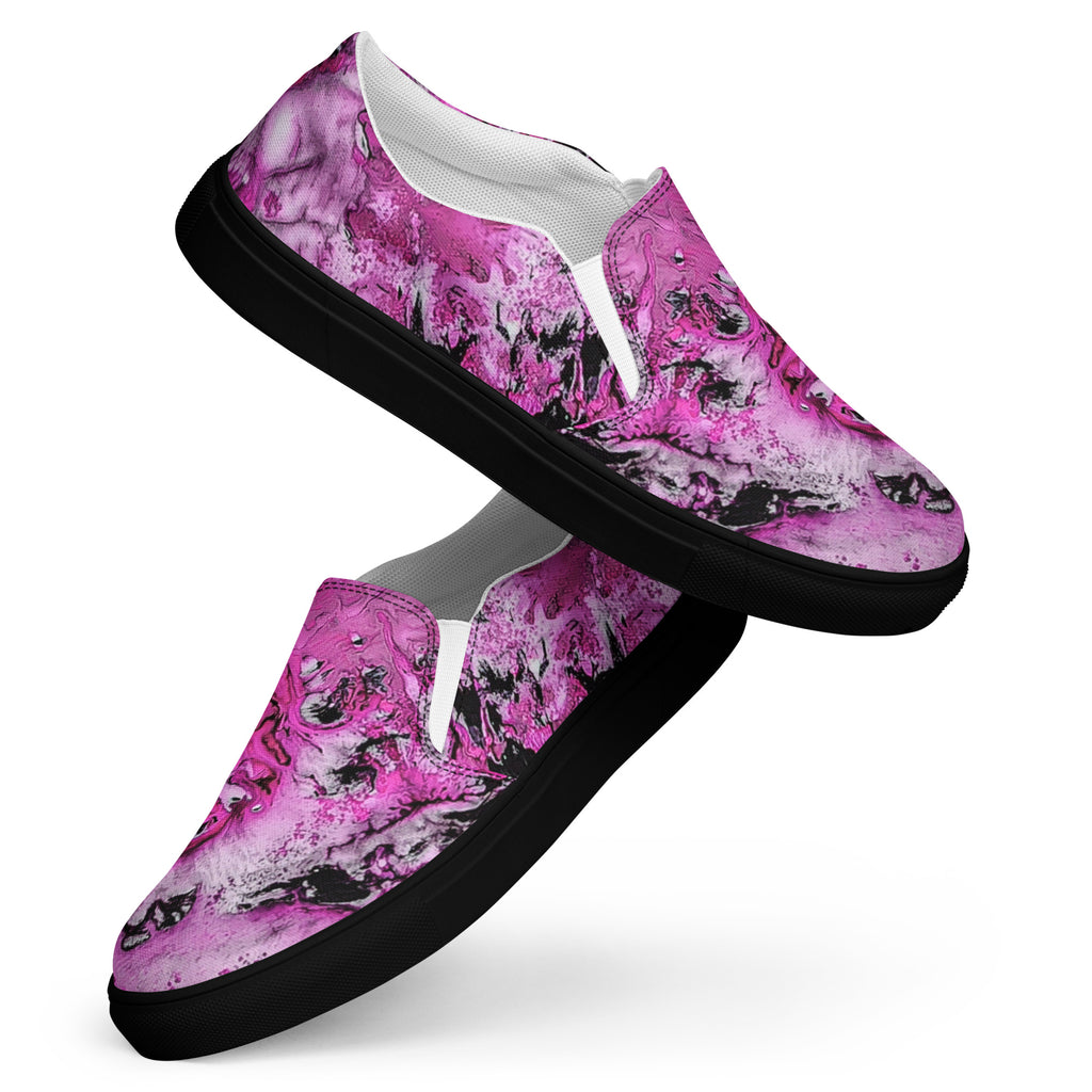 Men's slip on- Pink Marble