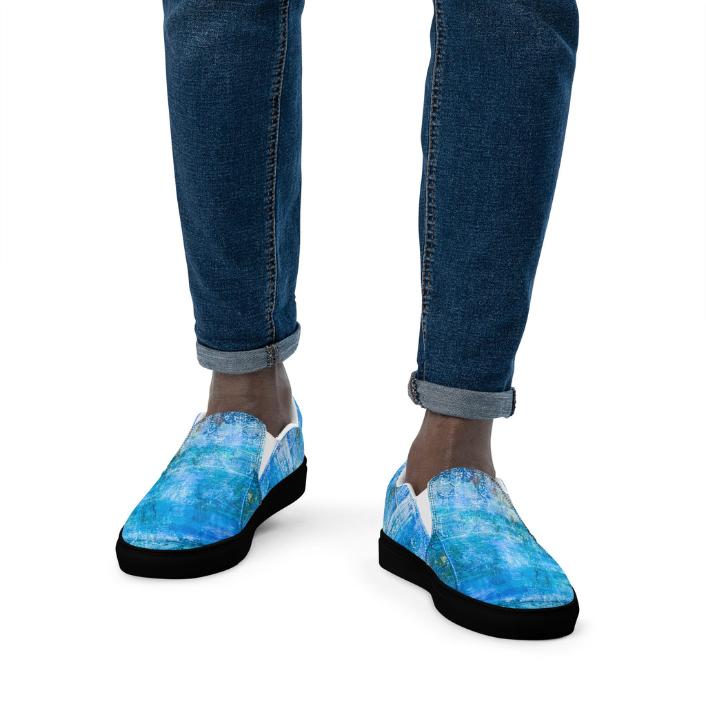 Men's Slip On- Bright Earth Blue