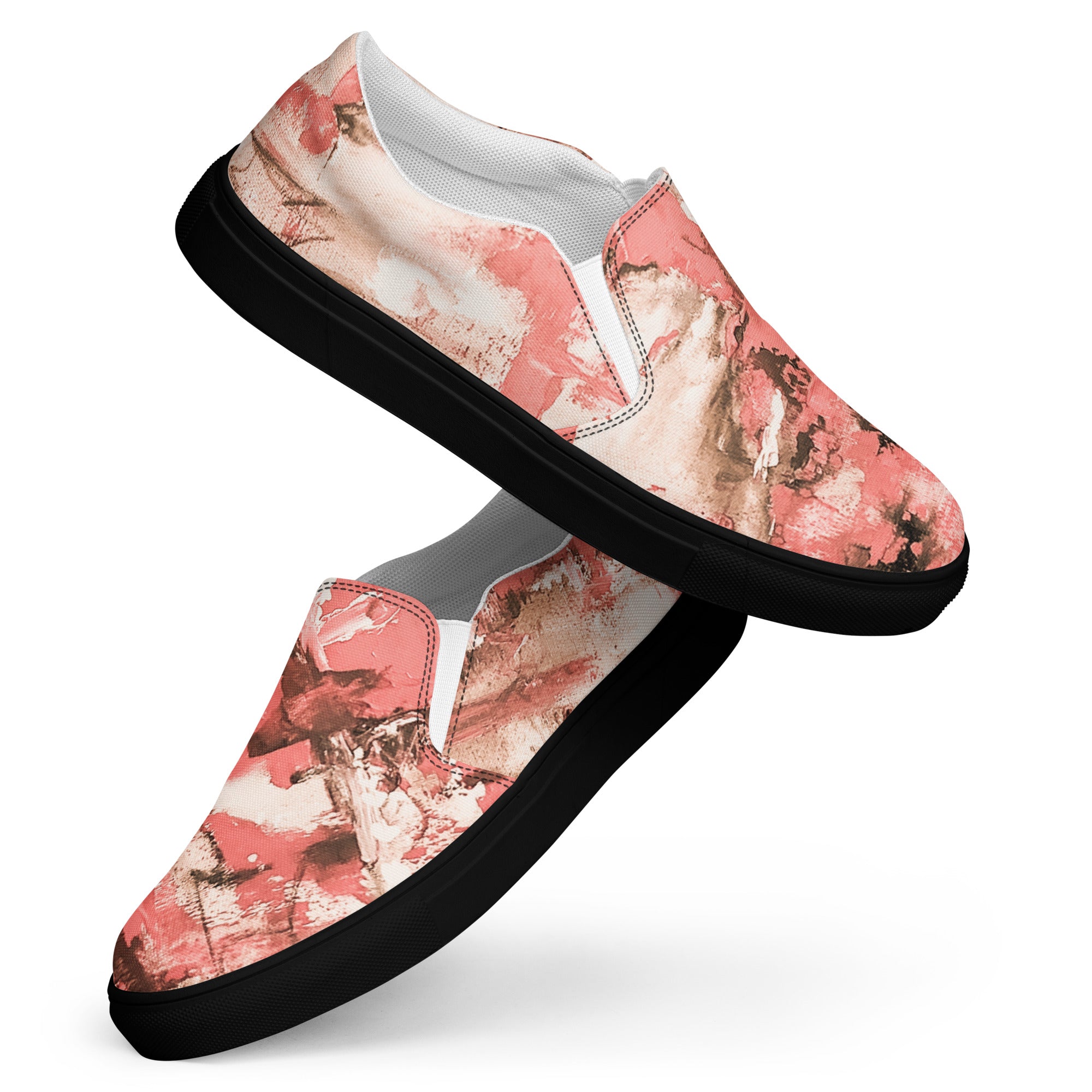 Men's Slip On- Mismatch Peach