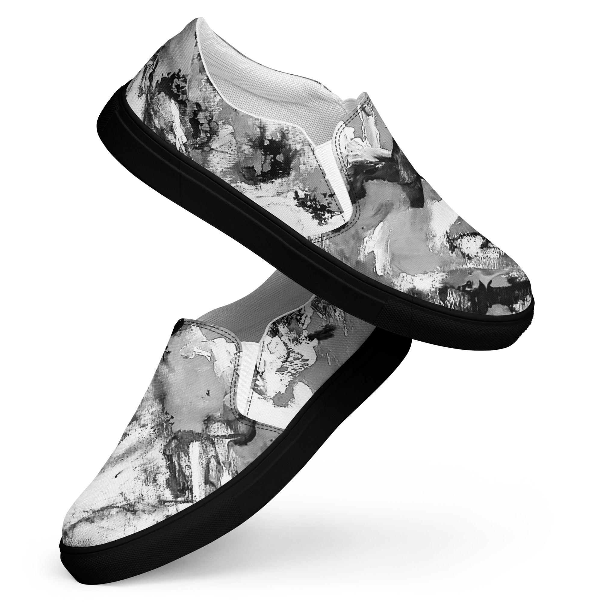 Men's Slip On- Mismatch Grey