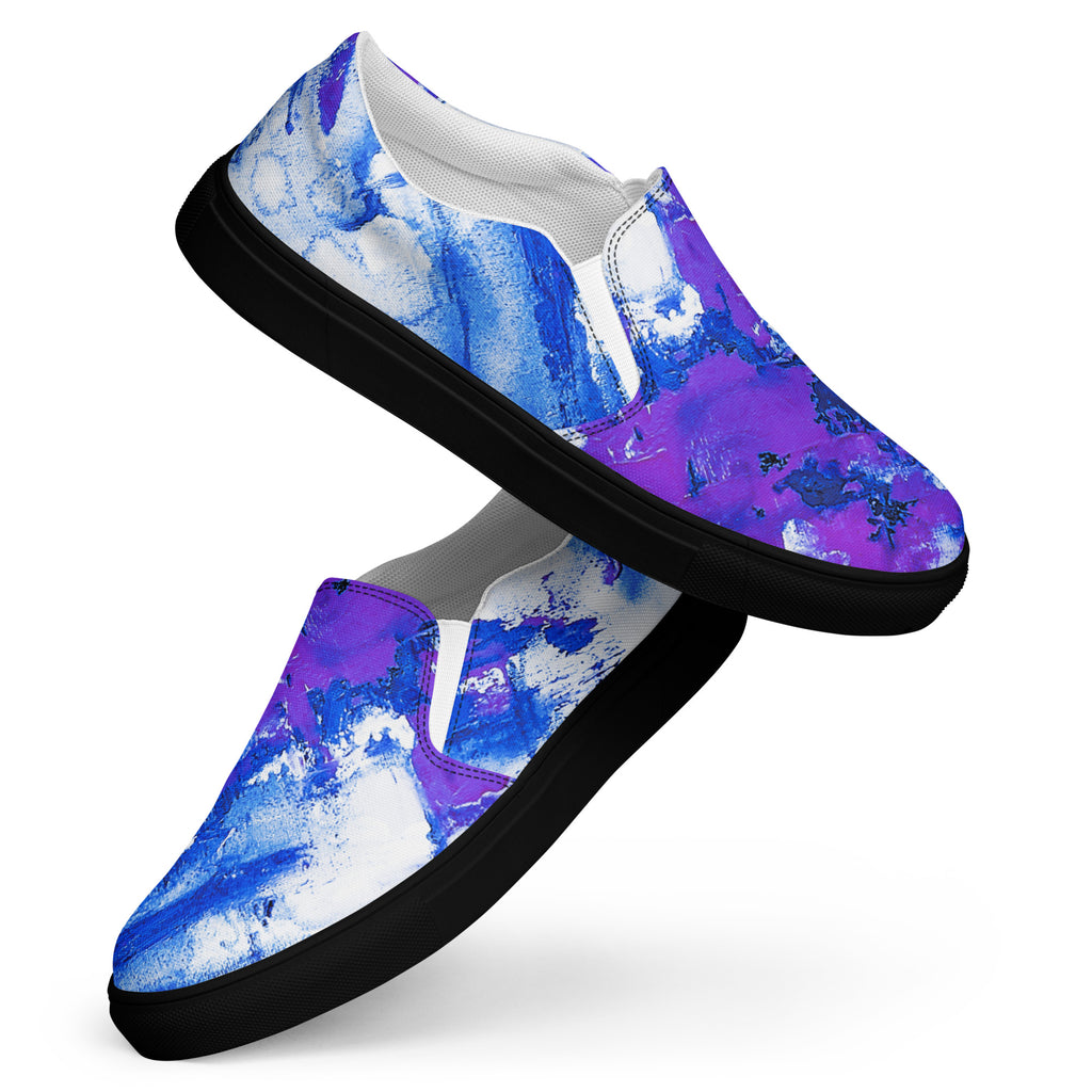 Men's Slip On- Mismatch Purple