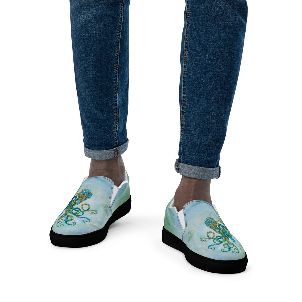 Men's Slip On- Nature Octopus