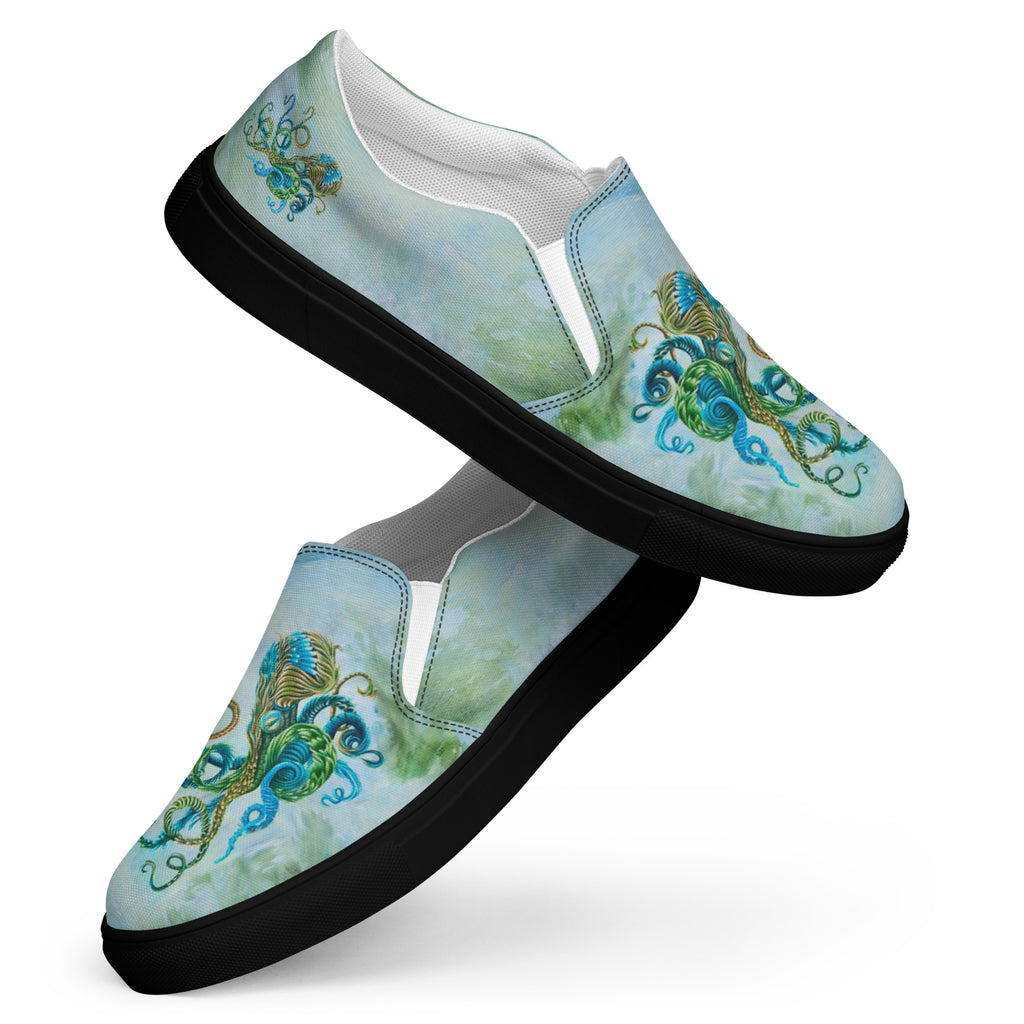Men's Slip On- Nature Octopus