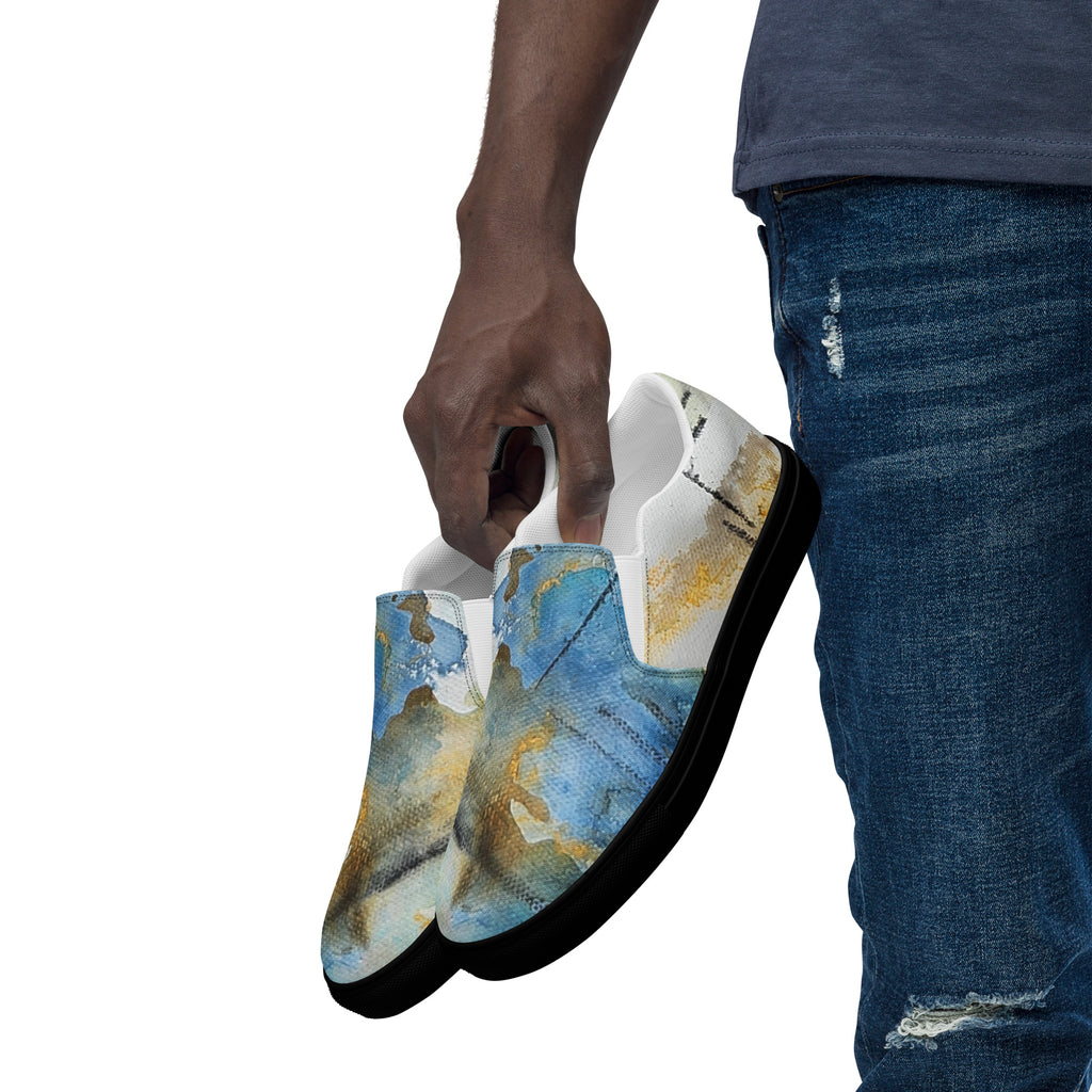 Men's slip on- With Caramel