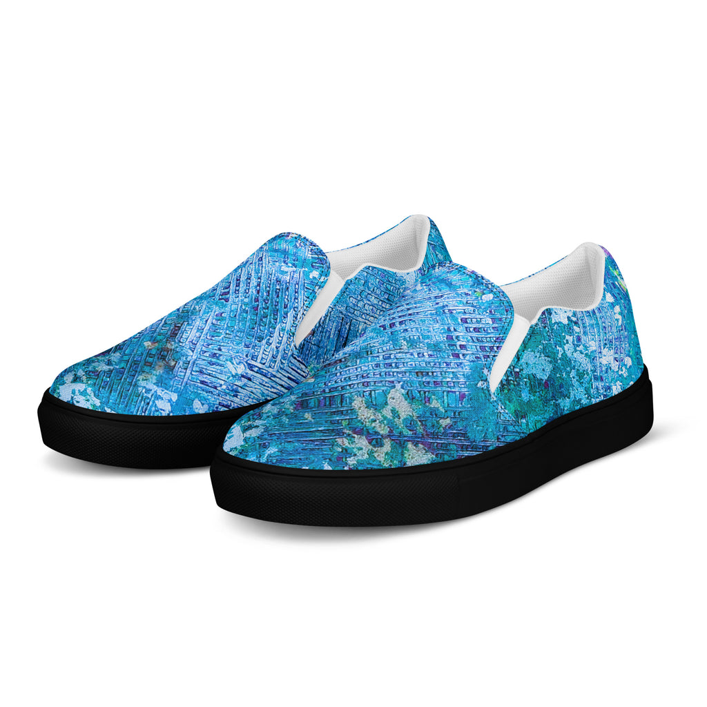 Men's slip on- Weave Blue