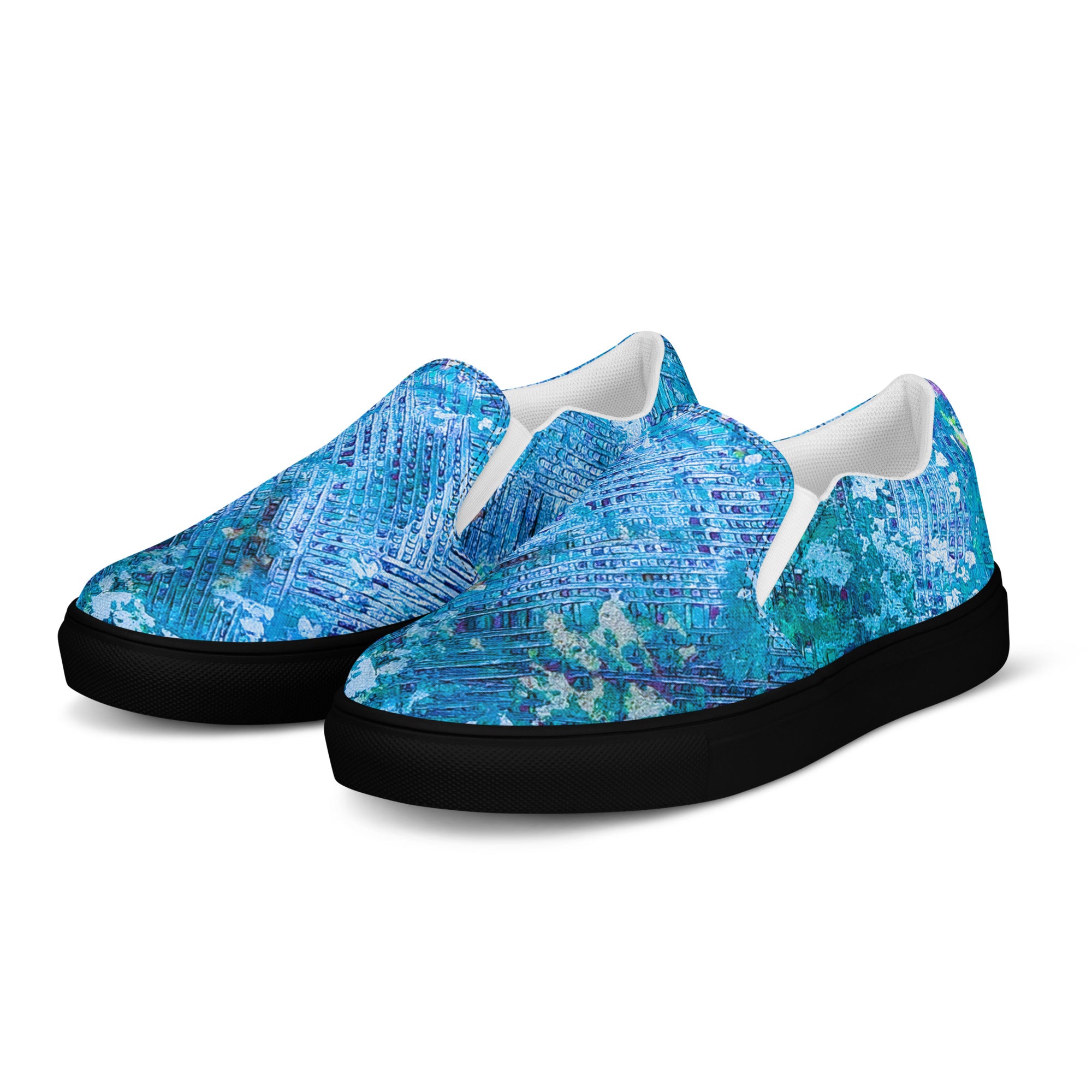 Men's slip on- Weave Blue