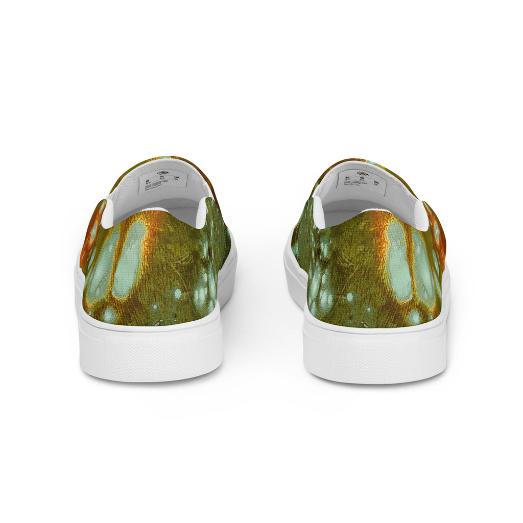 Men's Slip On- Galaxy Green a.k.a. Surface of Mercury