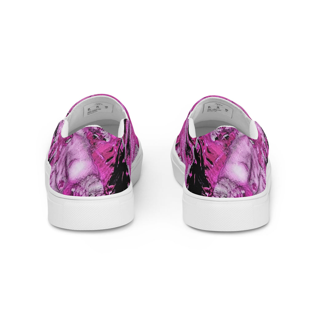Men's slip on- Pink Marble