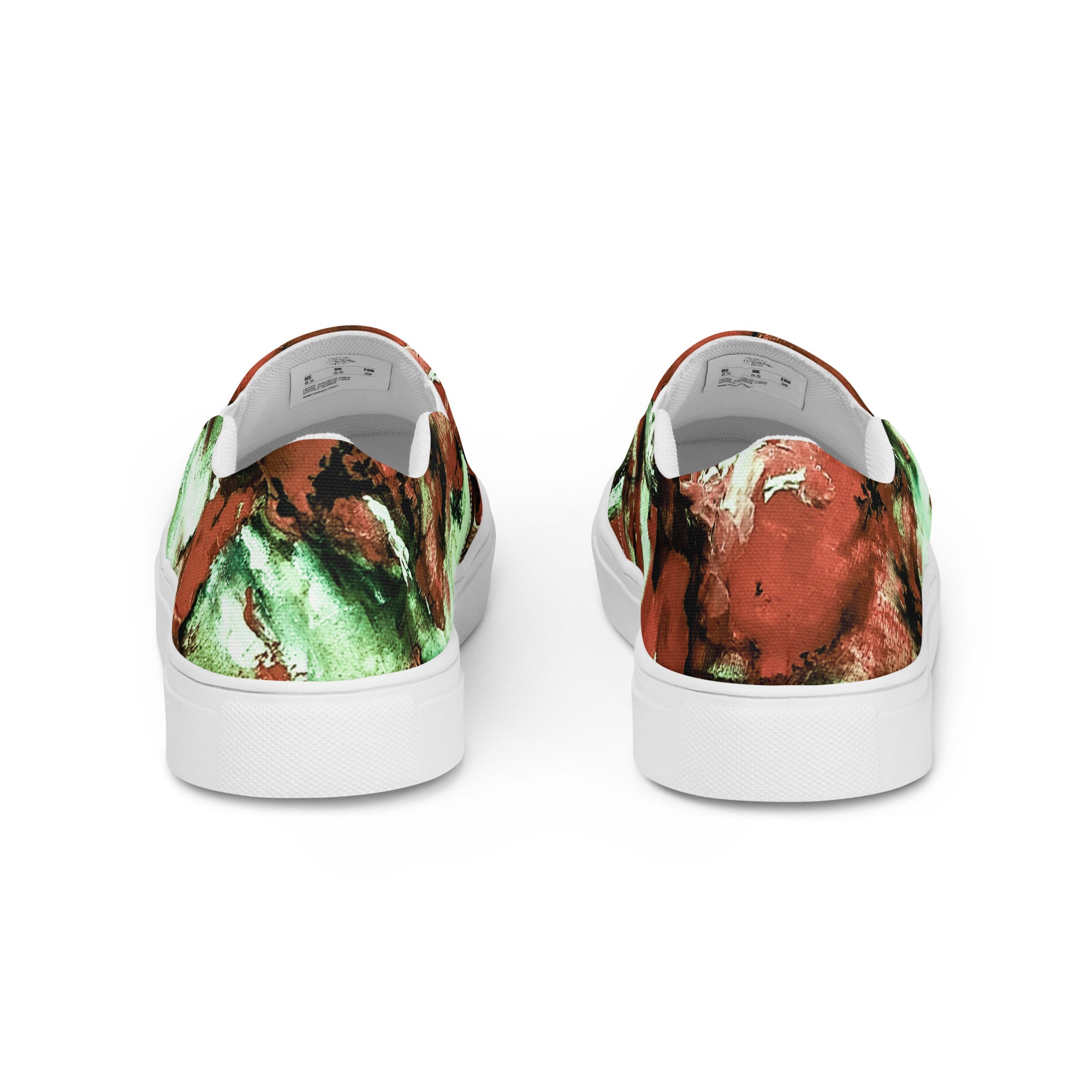Men's Slip On- Mismatch Green