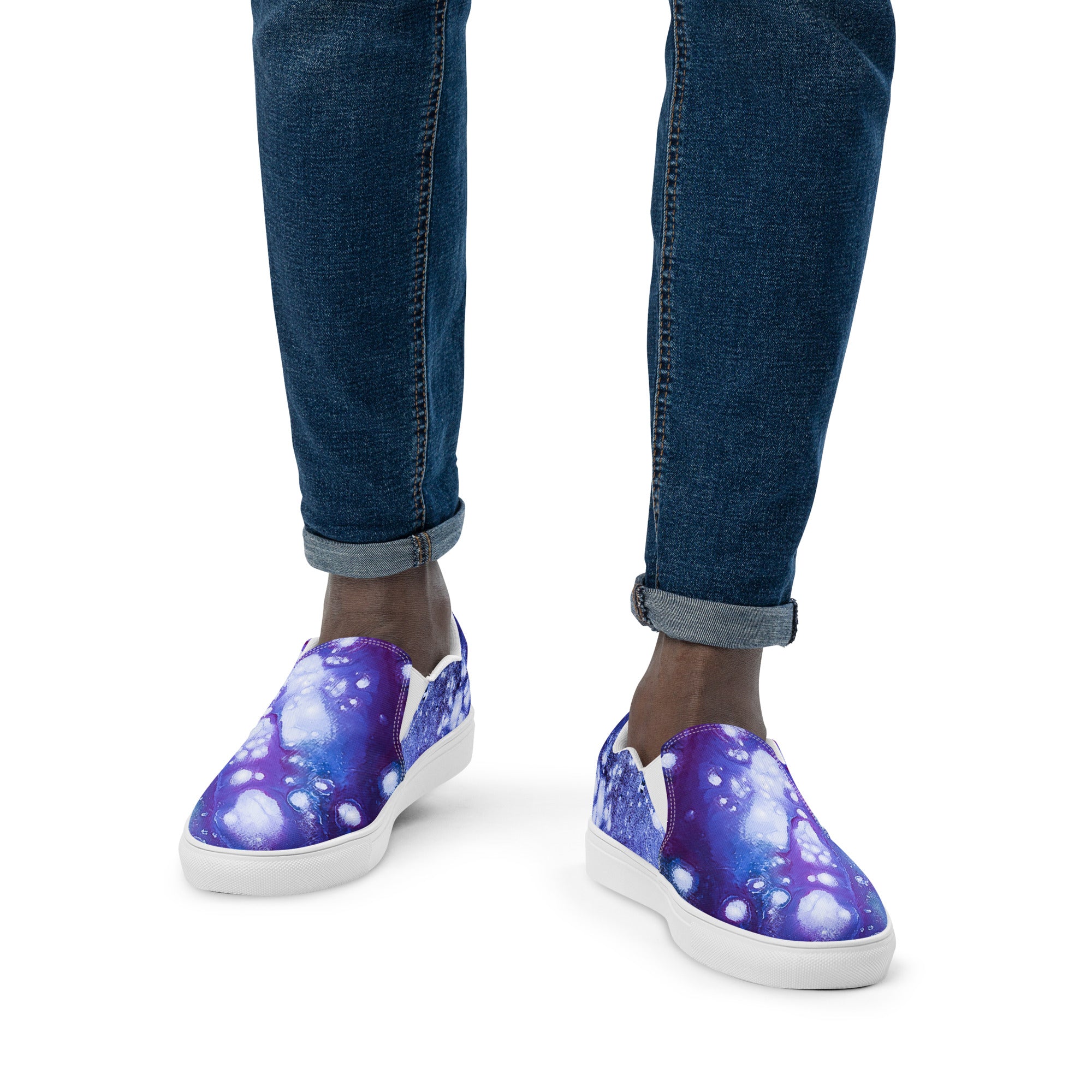 Men's Slip On- Galaxy Purple