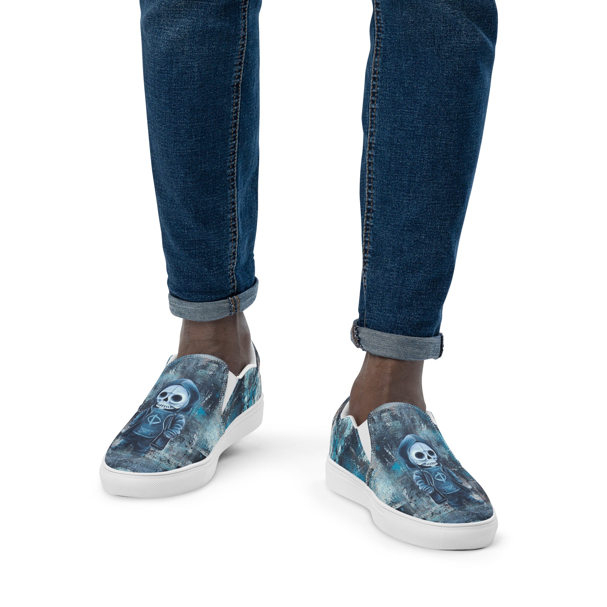 Men's Slip On- Skull Boy