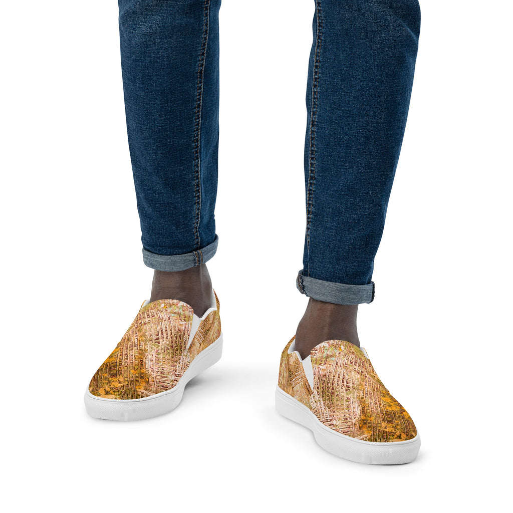 Men's slip on- Weave Golden