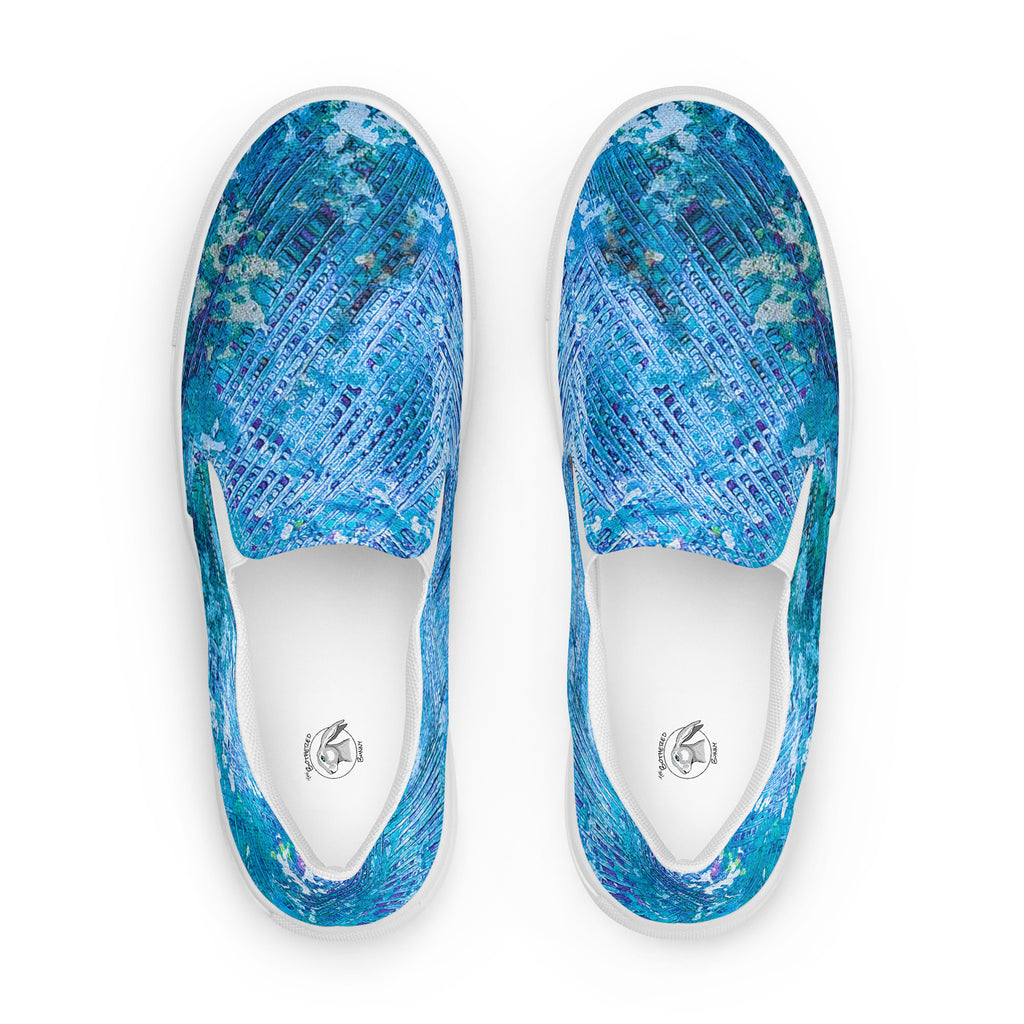 Men's slip on- Weave Blue