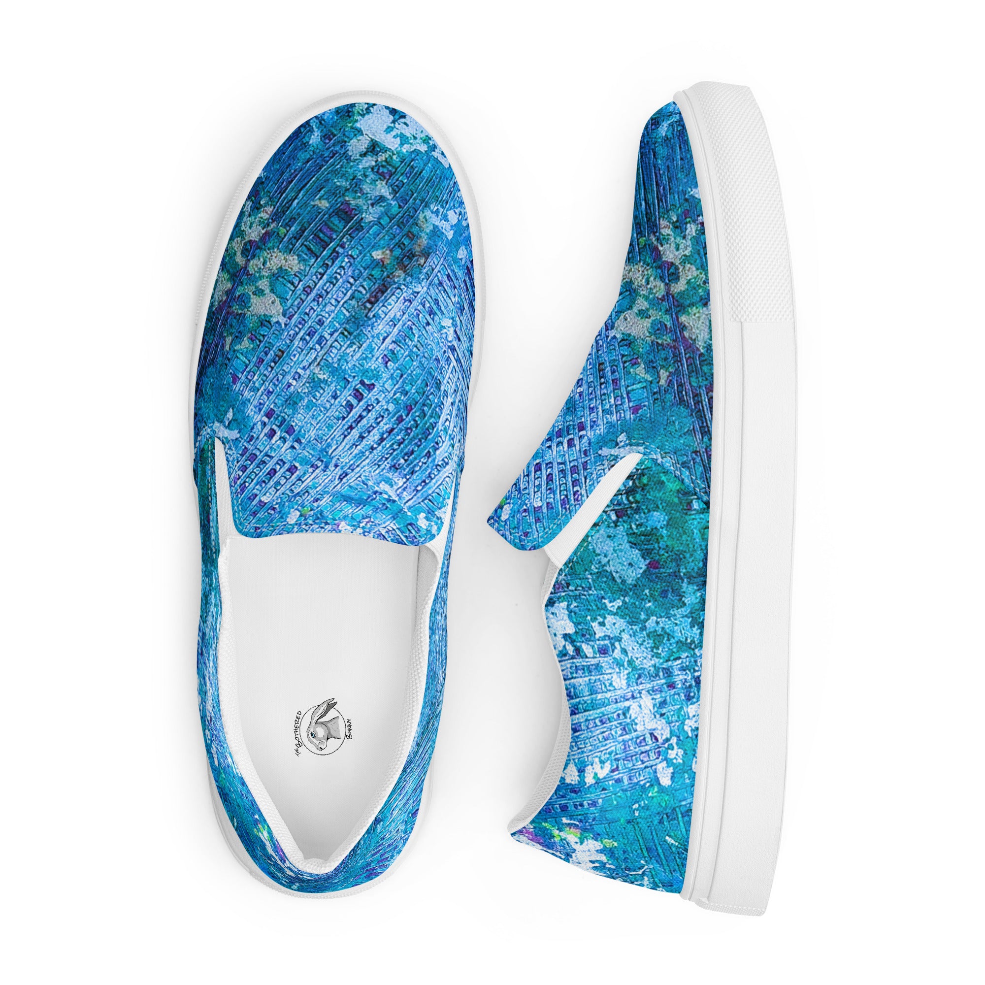 Men's slip on- Weave Blue