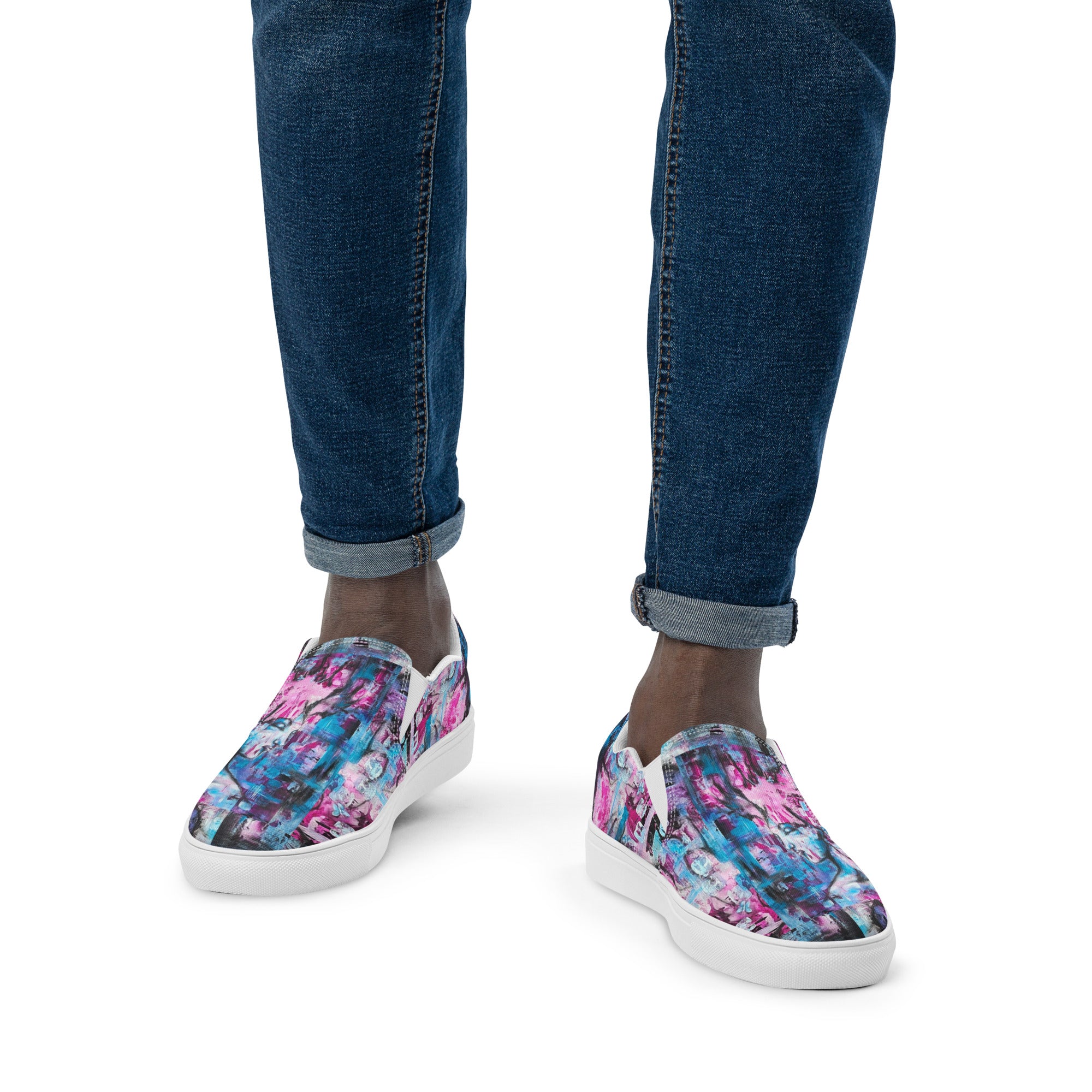 Men's slip on- Pink Lady