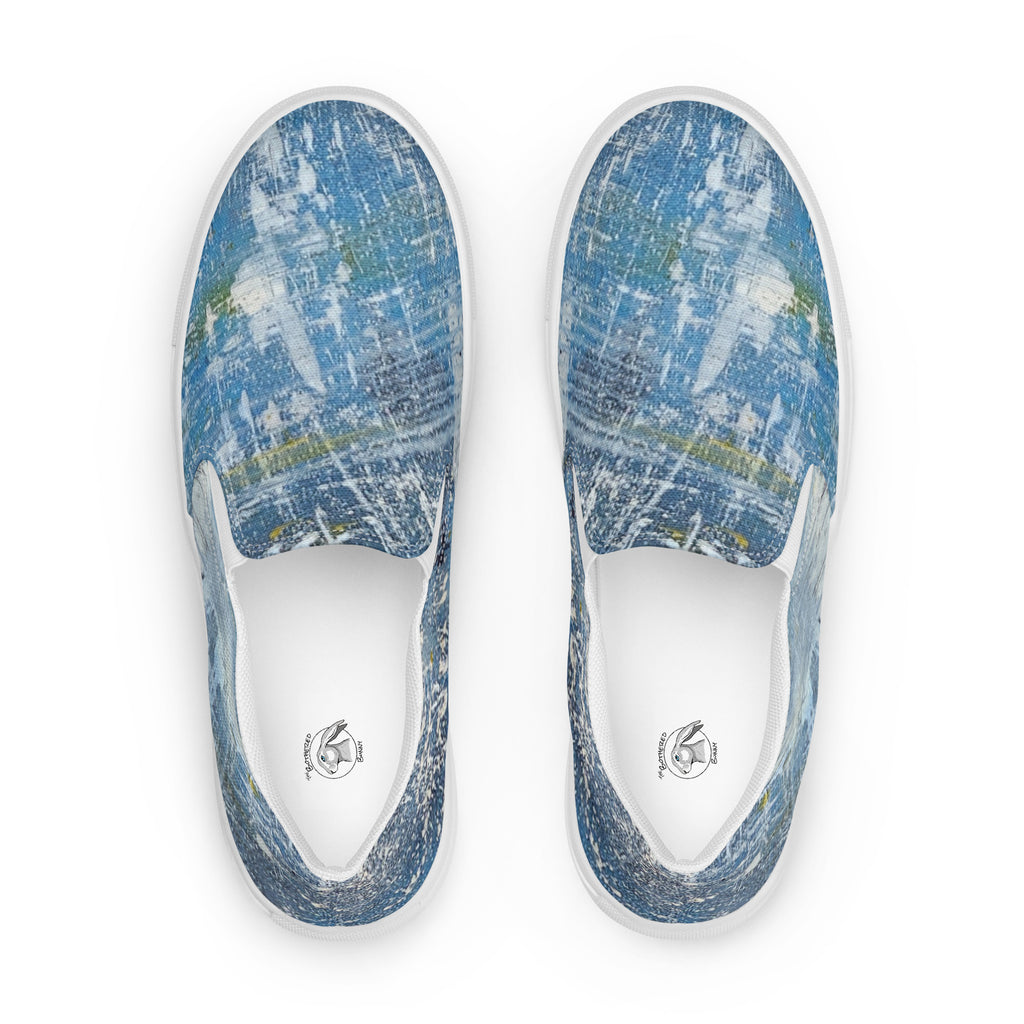 Men's Slip On- Denim Scrape