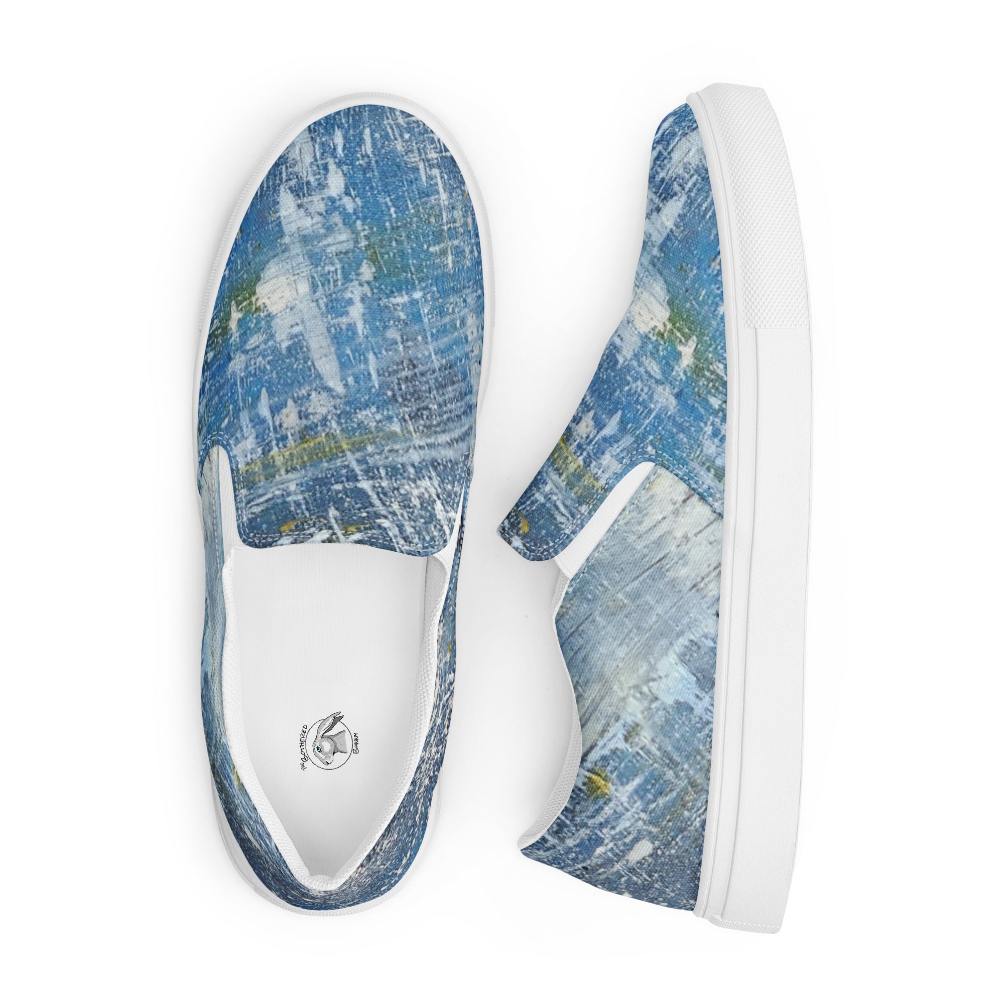Men's Slip On- Denim Scrape